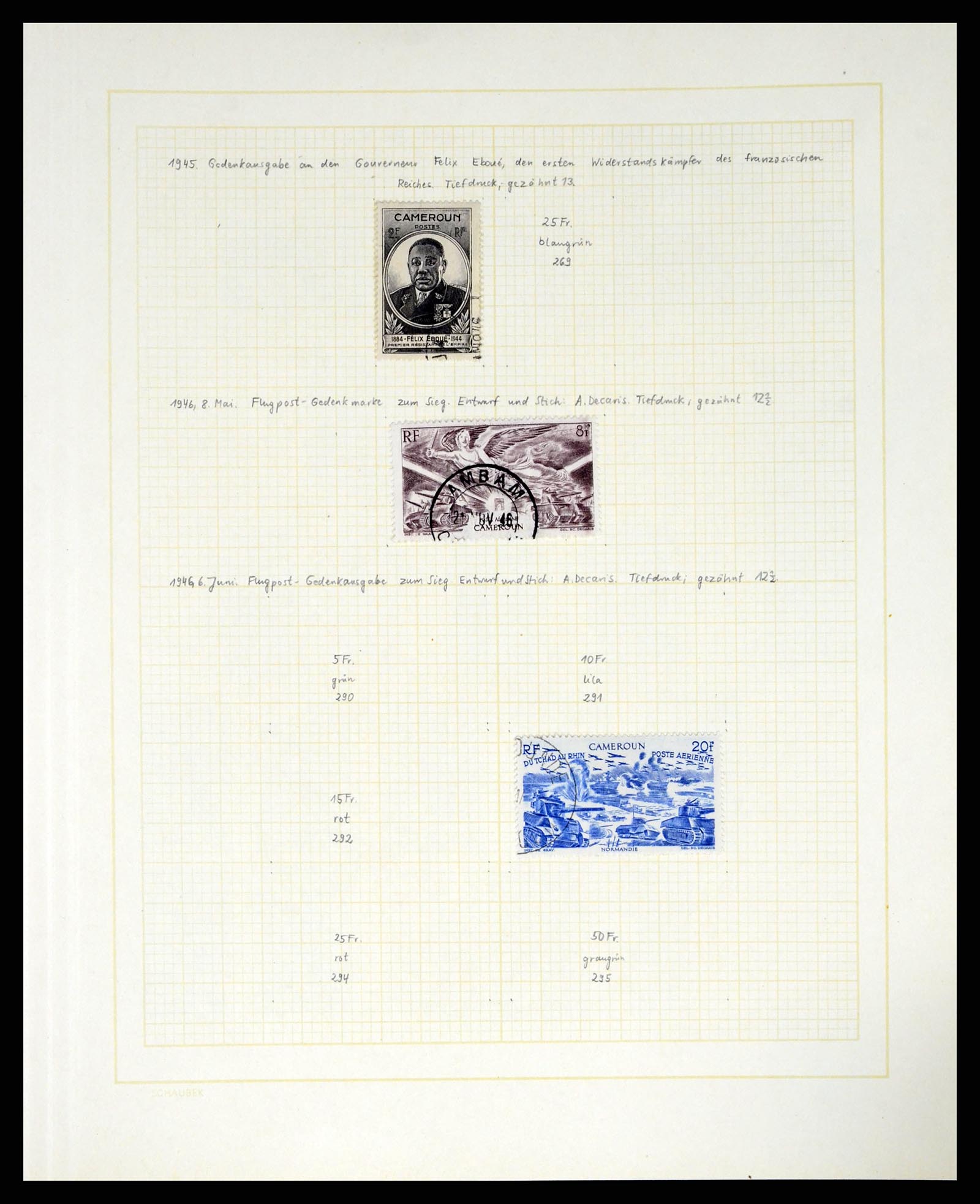 37590 127 - Postzegelverzameling 37590 Franse Kolonien 1849-1975.