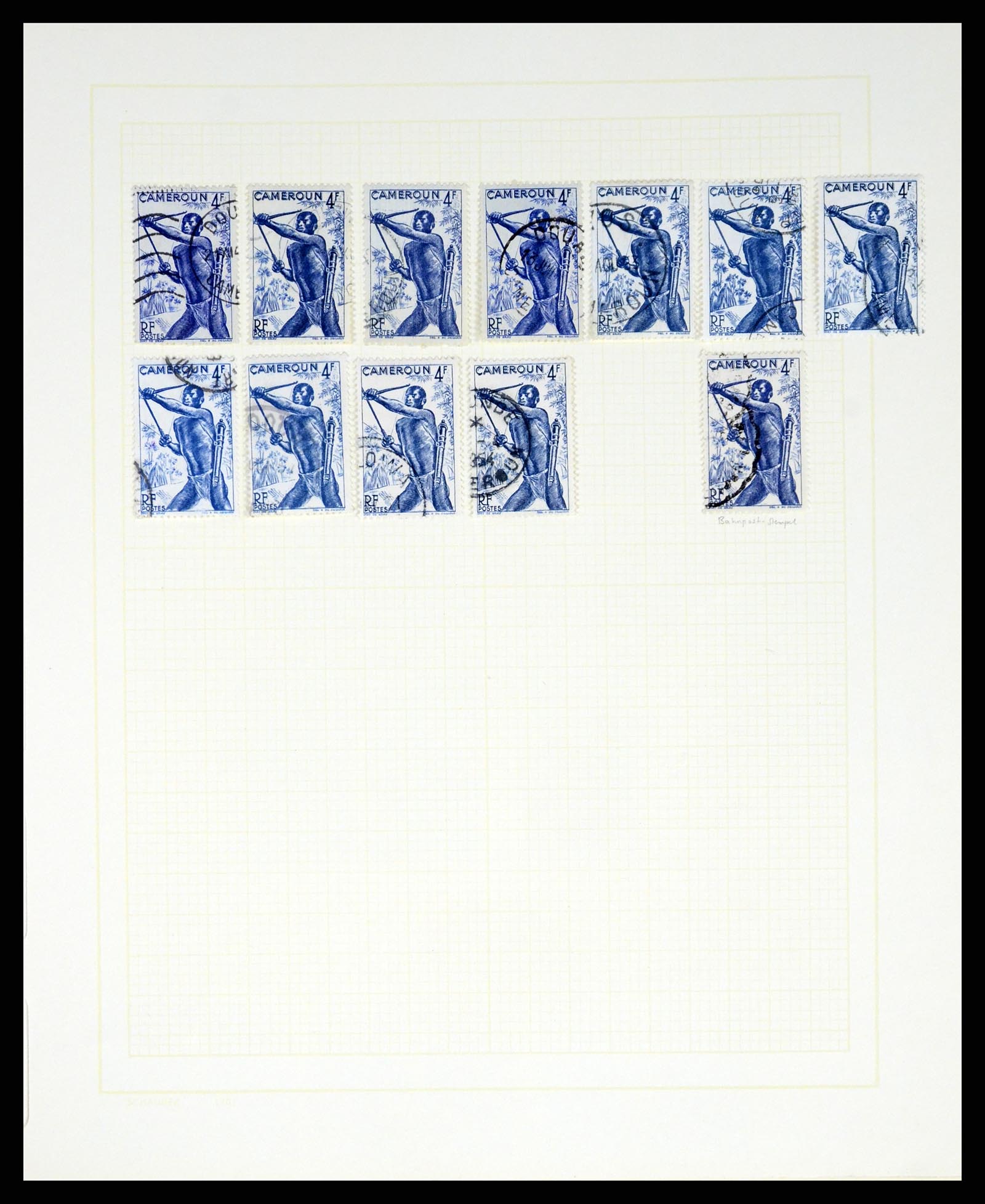 37590 129 - Postzegelverzameling 37590 Franse Kolonien 1849-1975.
