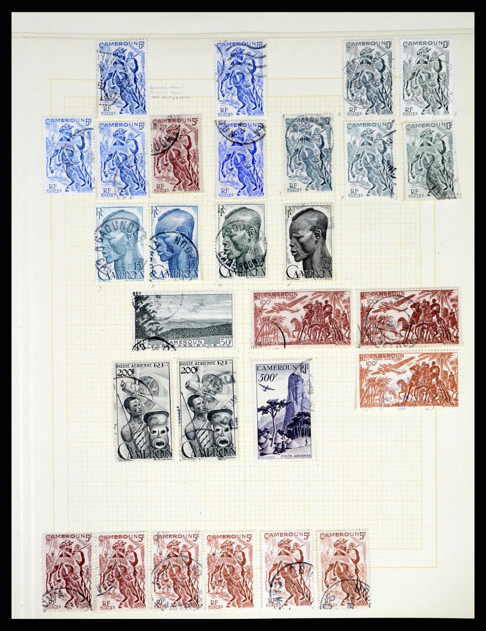 37590 130 - Postzegelverzameling 37590 Franse Kolonien 1849-1975.