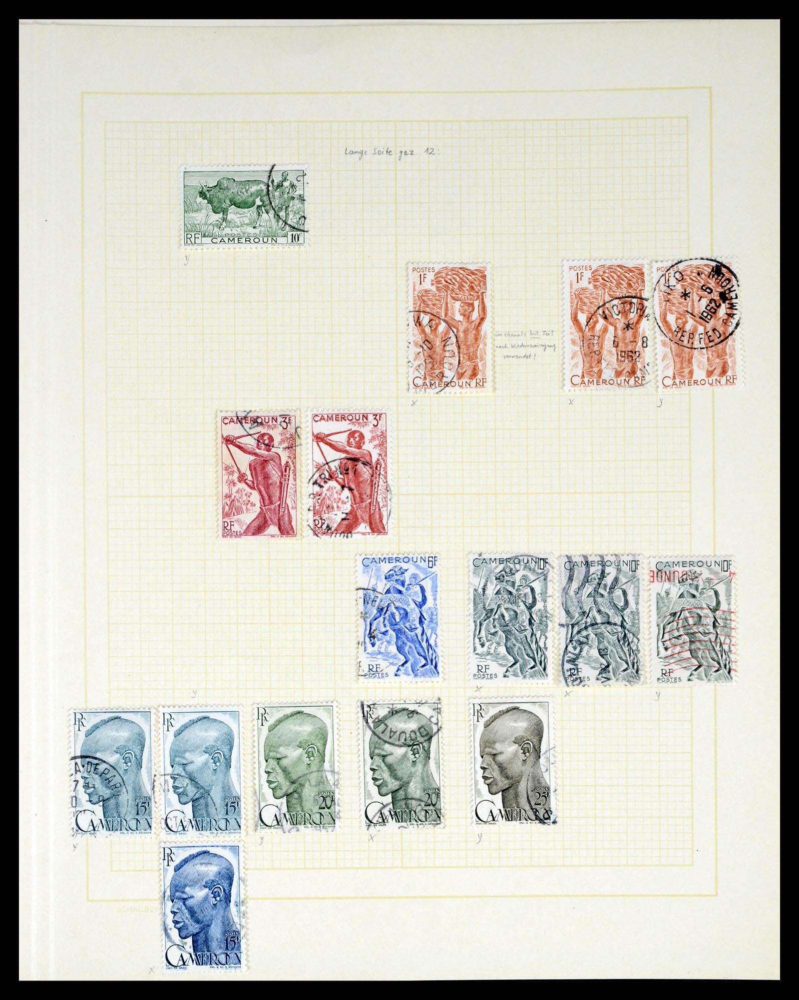 37590 131 - Postzegelverzameling 37590 Franse Kolonien 1849-1975.
