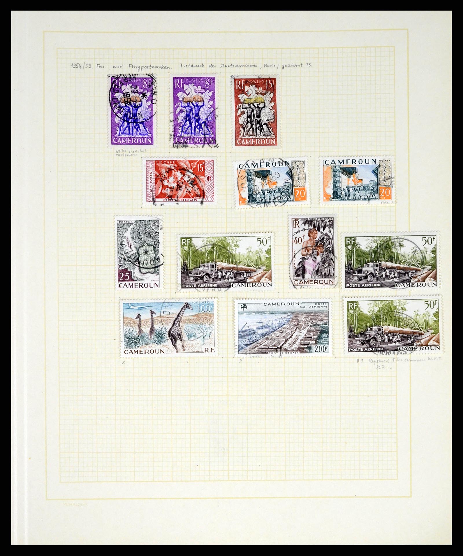37590 133 - Postzegelverzameling 37590 Franse Kolonien 1849-1975.