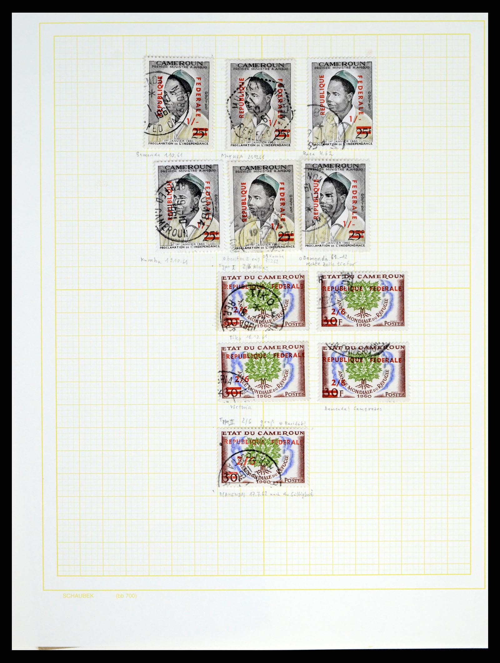 37590 138 - Postzegelverzameling 37590 Franse Kolonien 1849-1975.