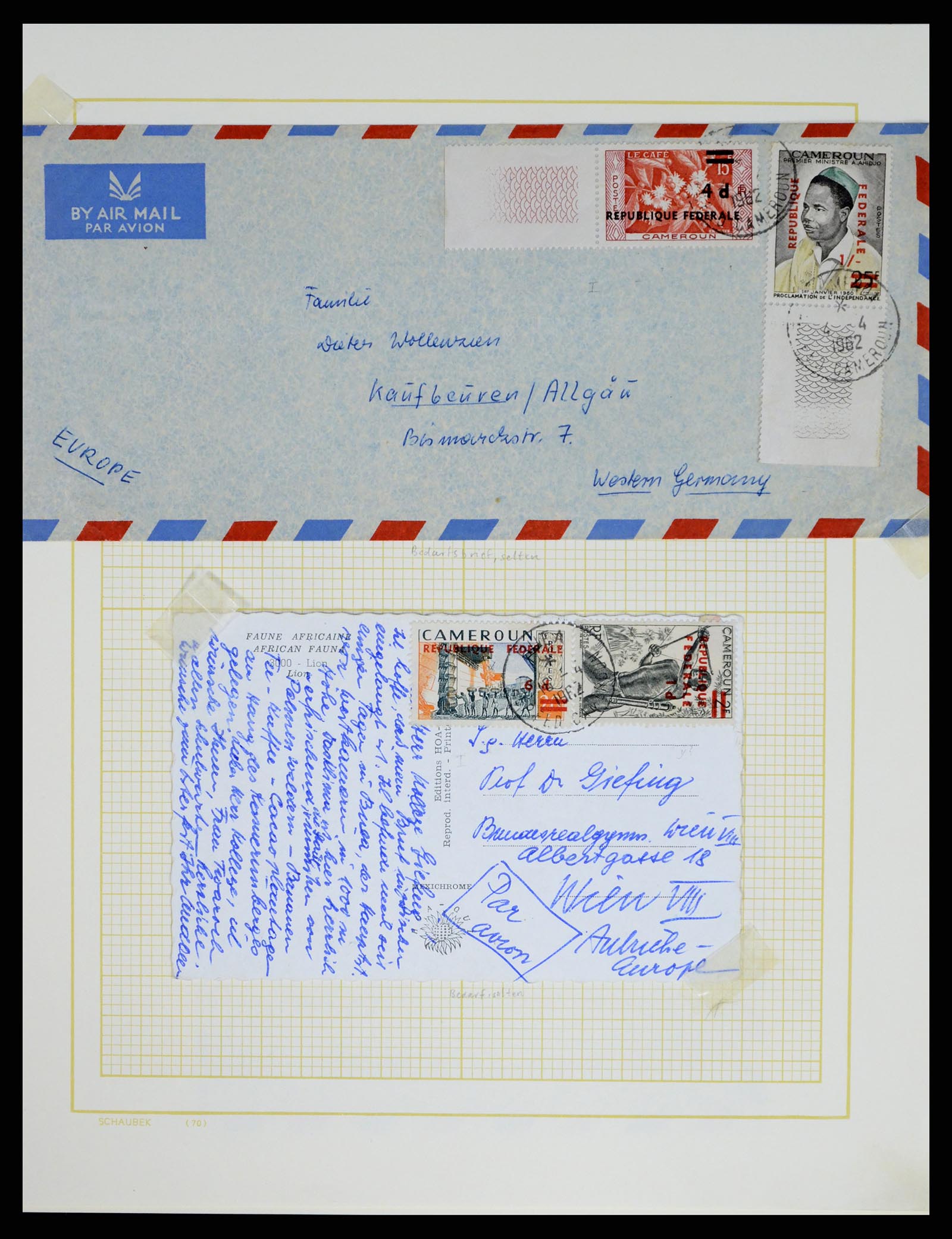 37590 141 - Postzegelverzameling 37590 Franse Kolonien 1849-1975.