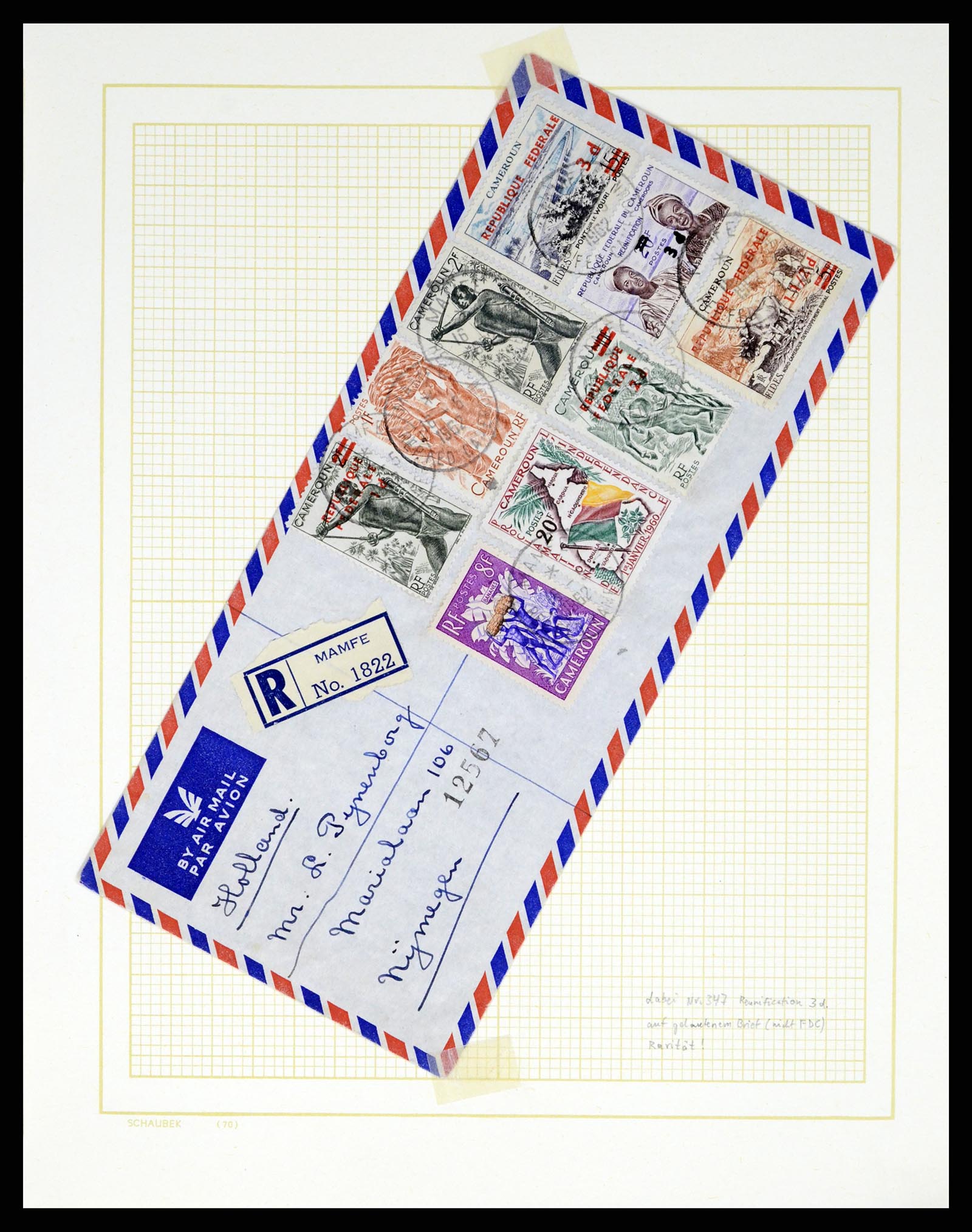 37590 146 - Postzegelverzameling 37590 Franse Kolonien 1849-1975.