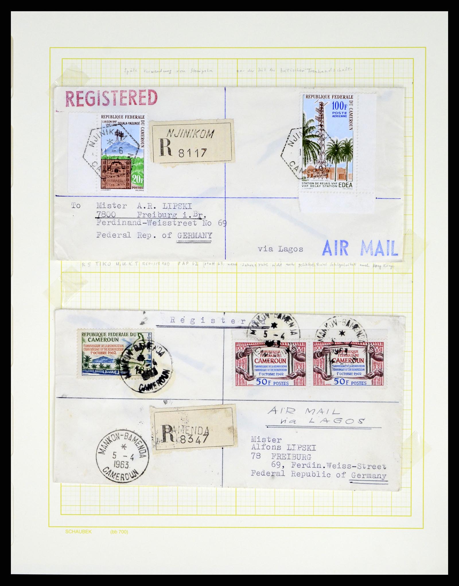 37590 147 - Postzegelverzameling 37590 Franse Kolonien 1849-1975.