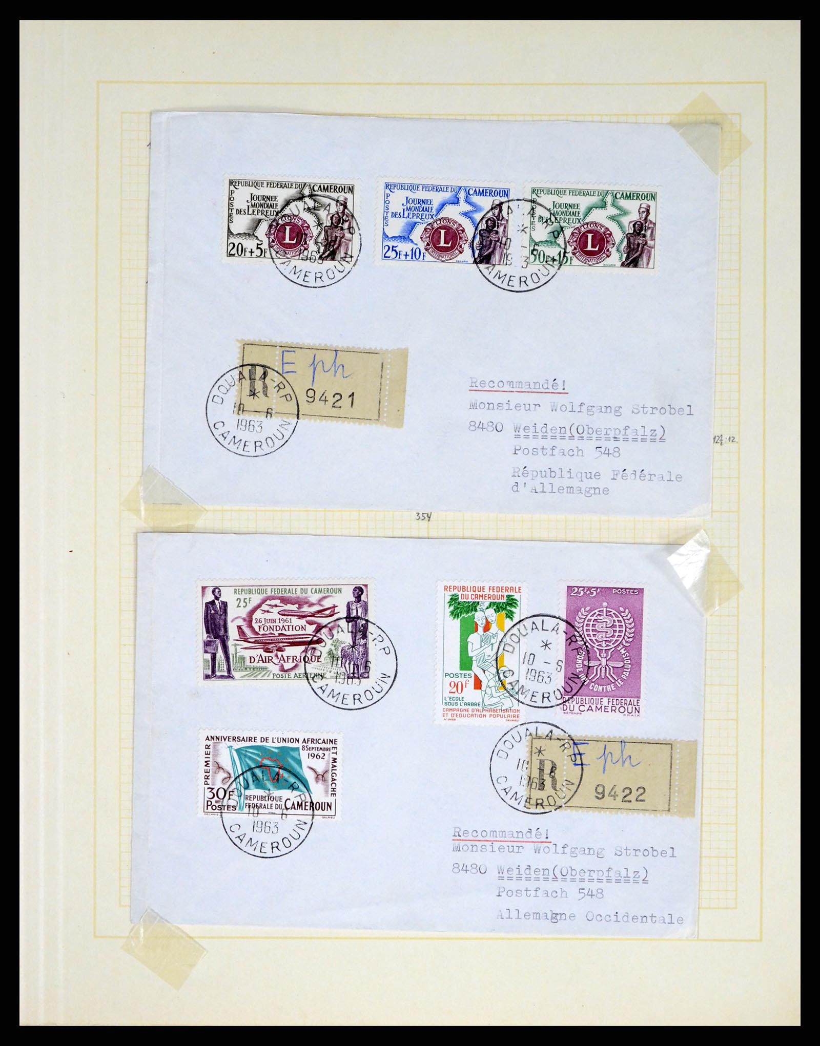 37590 151 - Postzegelverzameling 37590 Franse Kolonien 1849-1975.