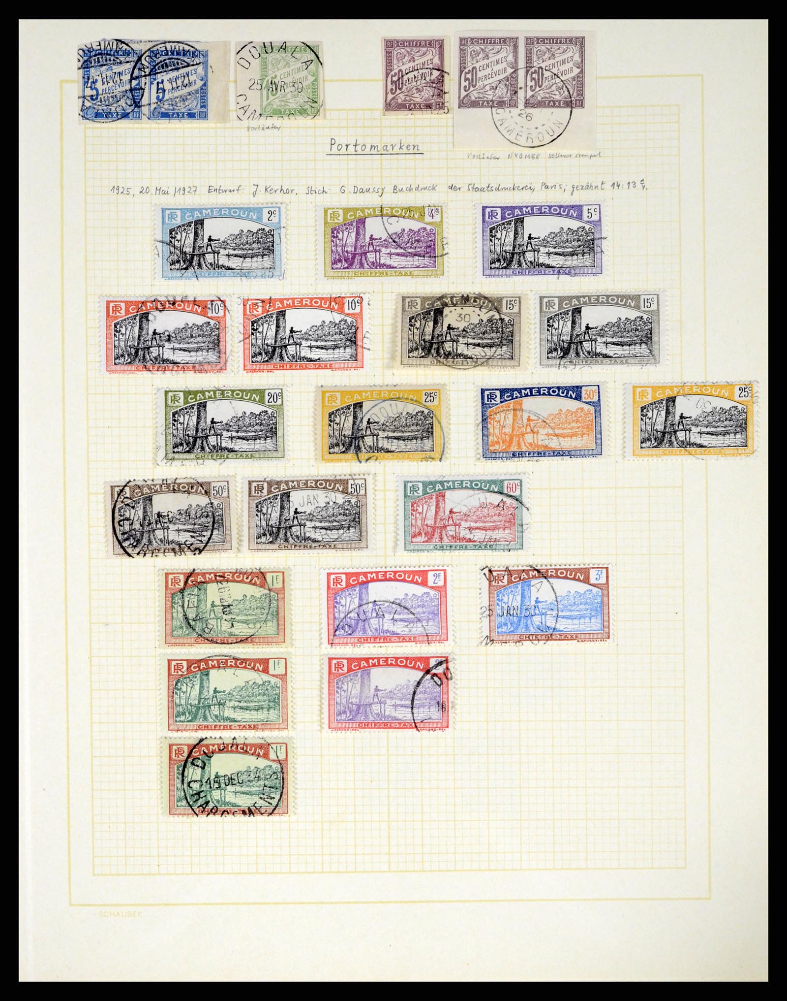 37590 155 - Postzegelverzameling 37590 Franse Kolonien 1849-1975.