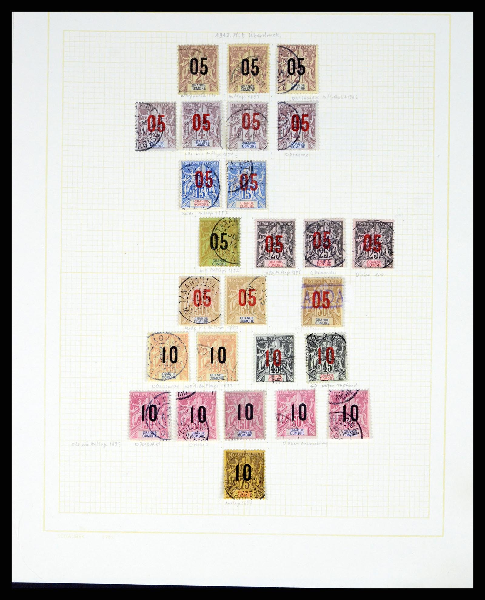 37590 162 - Postzegelverzameling 37590 Franse Kolonien 1849-1975.