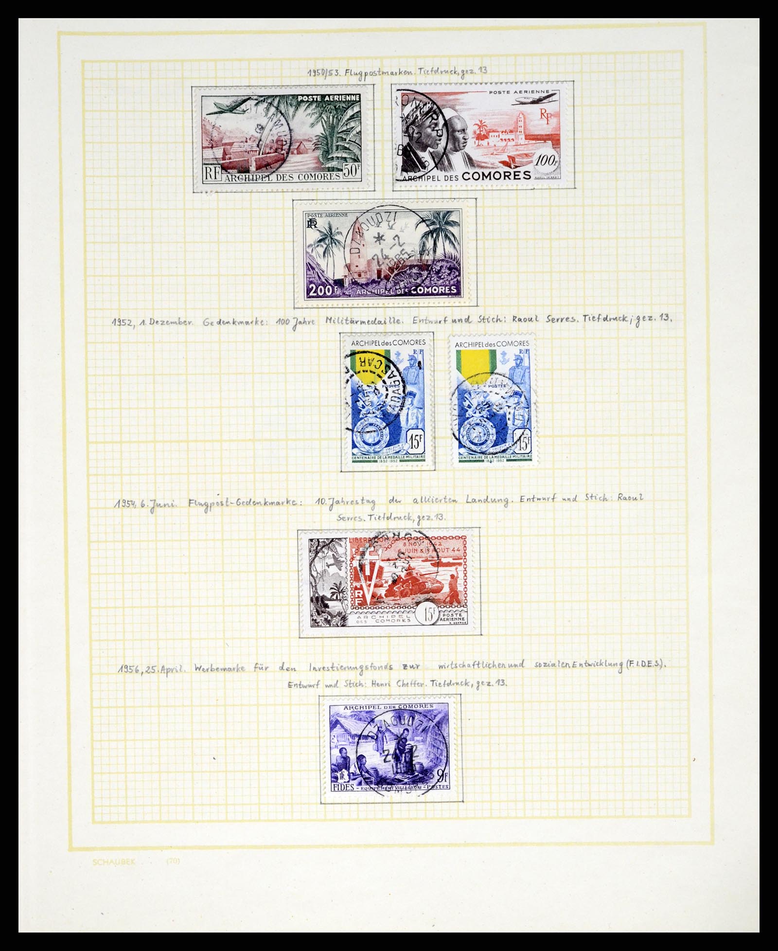 37590 169 - Postzegelverzameling 37590 Franse Kolonien 1849-1975.