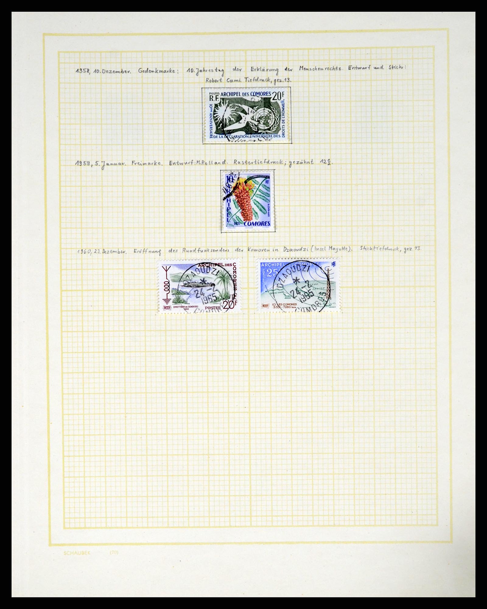37590 170 - Postzegelverzameling 37590 Franse Kolonien 1849-1975.