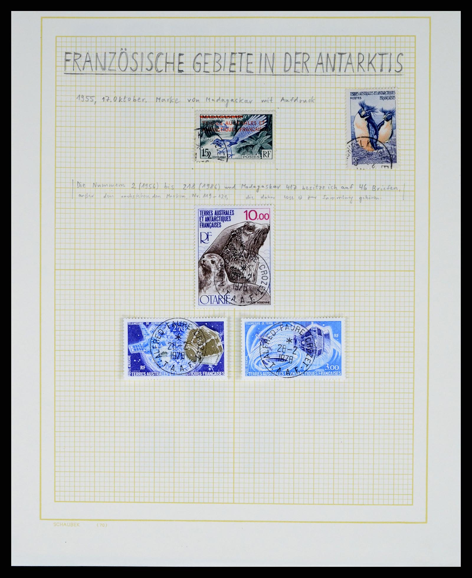 37590 172 - Postzegelverzameling 37590 Franse Kolonien 1849-1975.