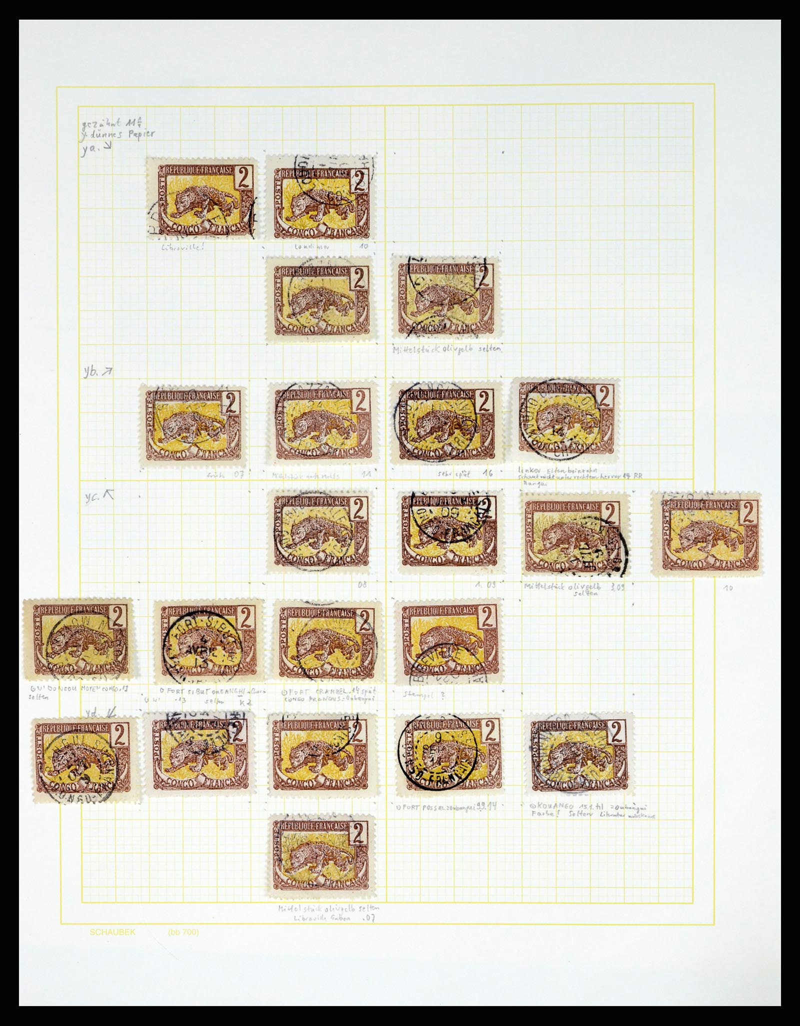 37590 181 - Postzegelverzameling 37590 Franse Kolonien 1849-1975.