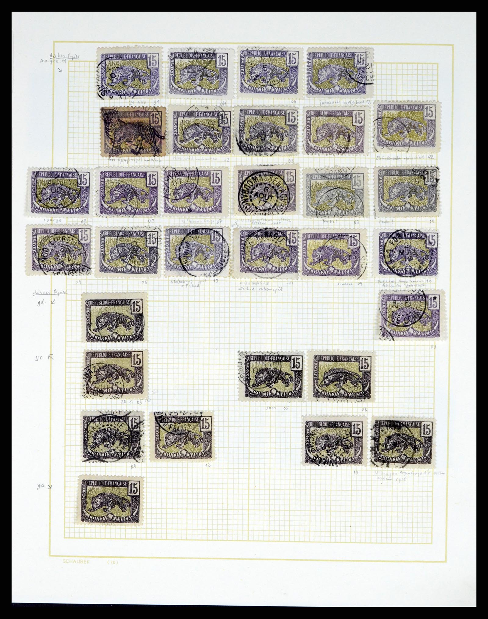 37590 187 - Postzegelverzameling 37590 Franse Kolonien 1849-1975.