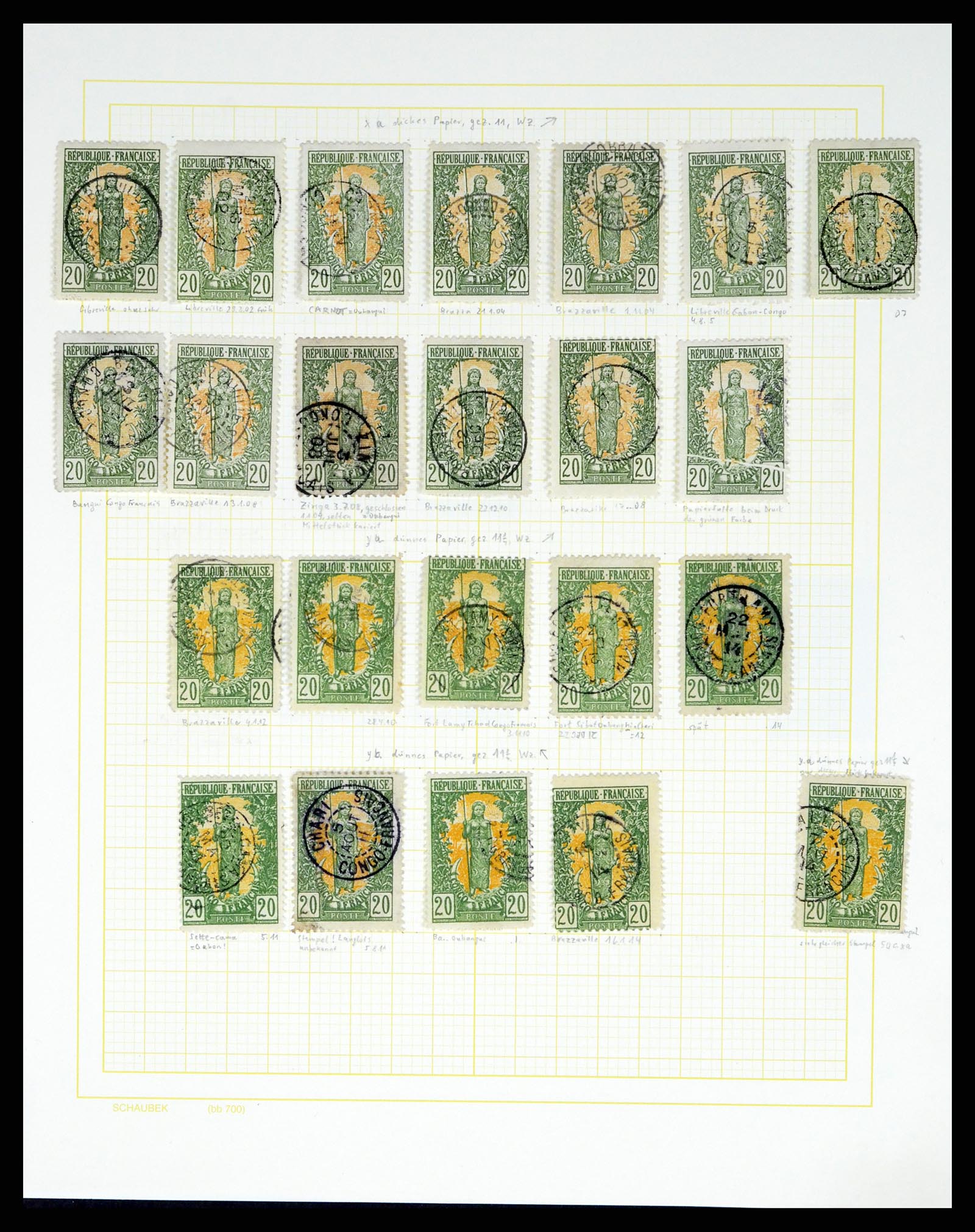 37590 188 - Postzegelverzameling 37590 Franse Kolonien 1849-1975.