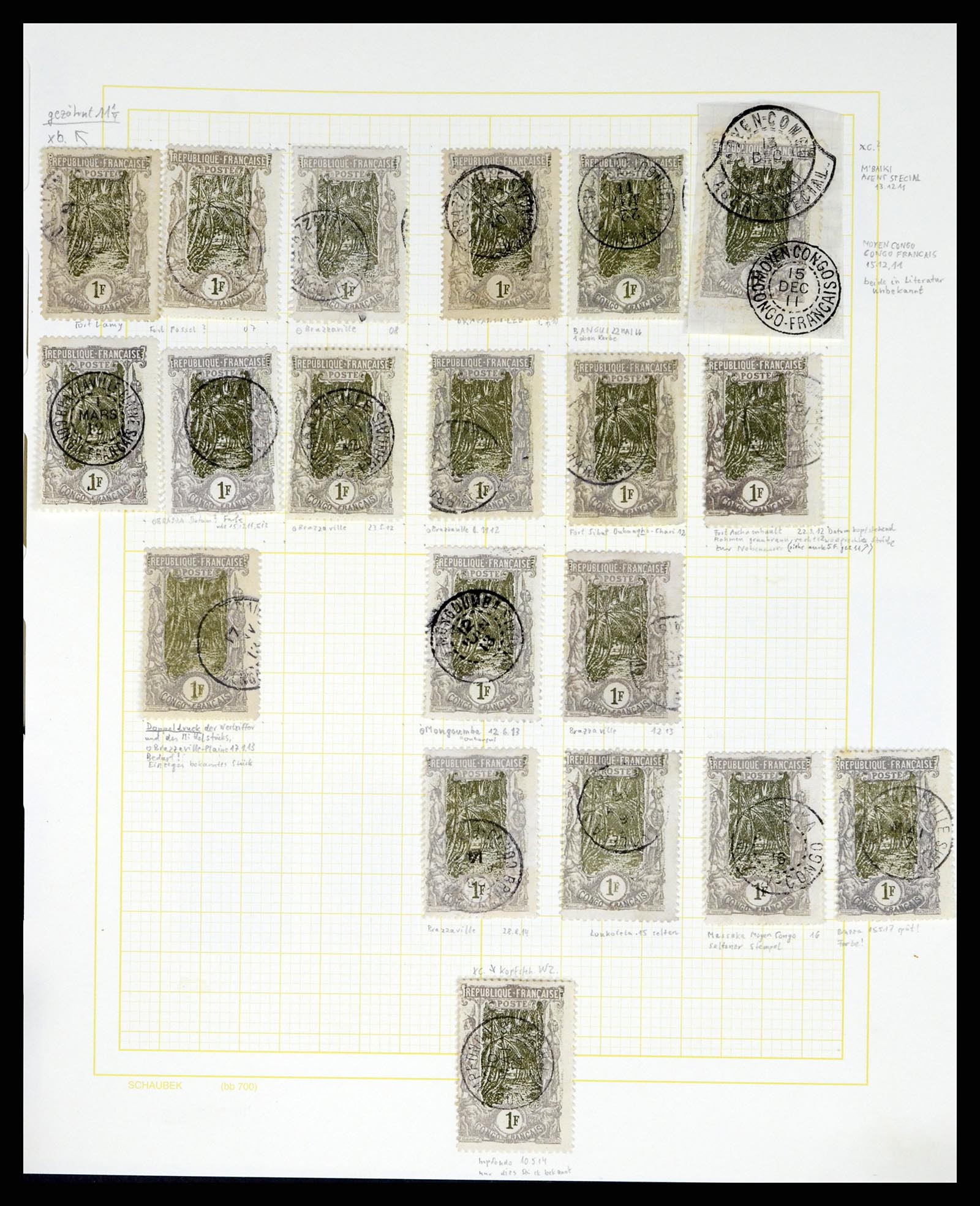 37590 198 - Postzegelverzameling 37590 Franse Kolonien 1849-1975.