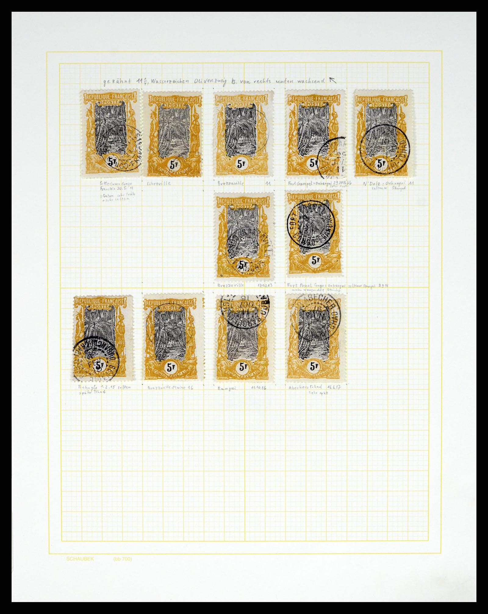 37590 204 - Postzegelverzameling 37590 Franse Kolonien 1849-1975.