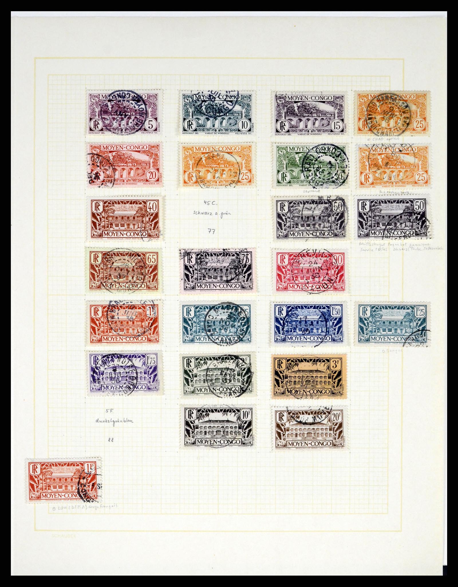 37590 212 - Postzegelverzameling 37590 Franse Kolonien 1849-1975.