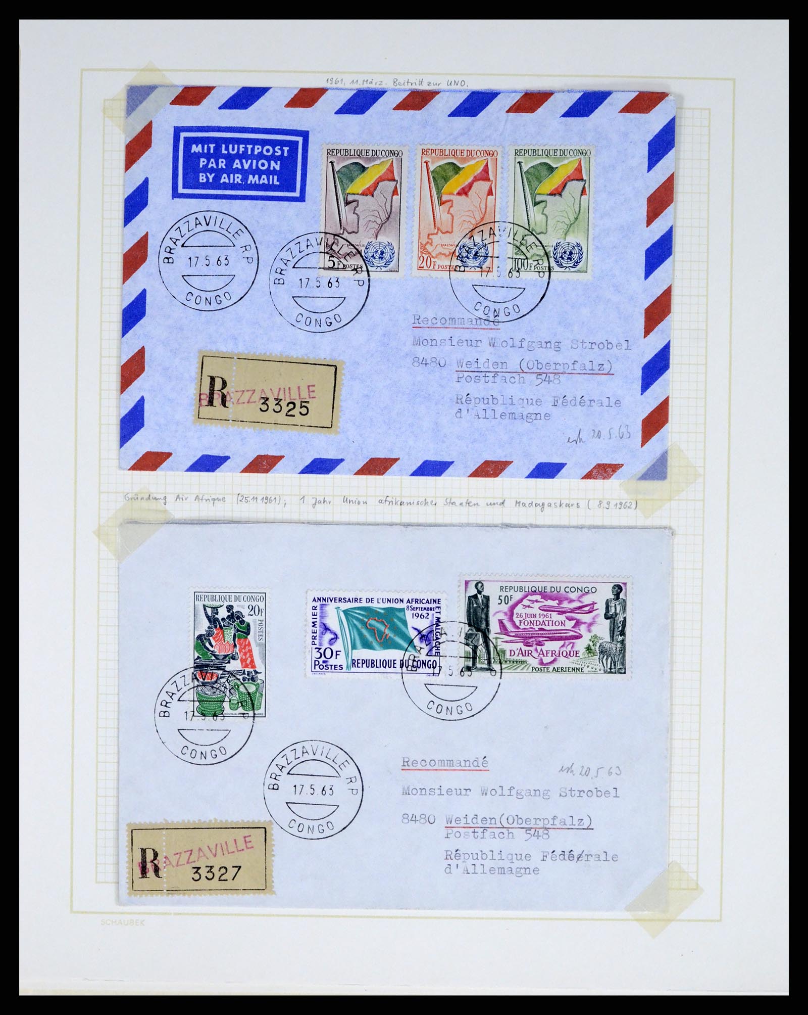 37590 214 - Postzegelverzameling 37590 Franse Kolonien 1849-1975.