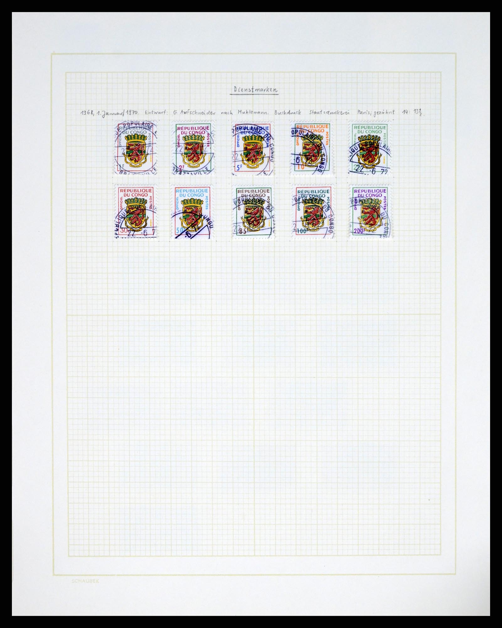 37590 218 - Postzegelverzameling 37590 Franse Kolonien 1849-1975.