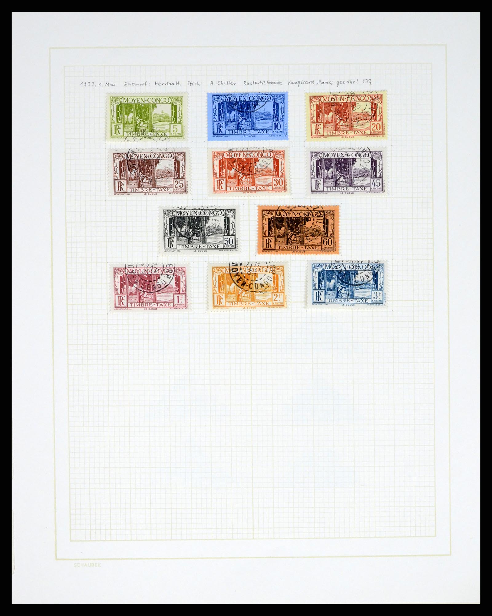 37590 220 - Postzegelverzameling 37590 Franse Kolonien 1849-1975.