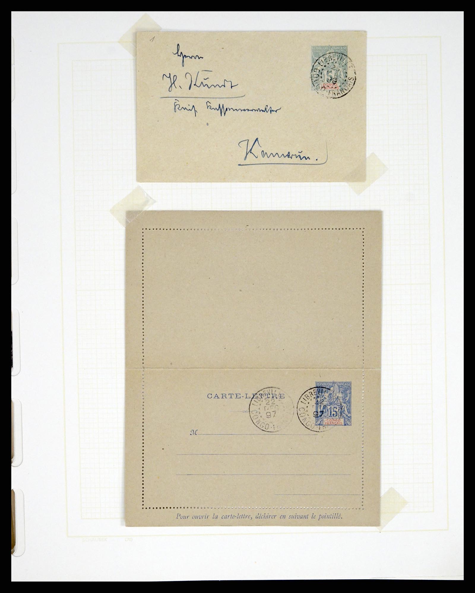 37590 224 - Postzegelverzameling 37590 Franse Kolonien 1849-1975.