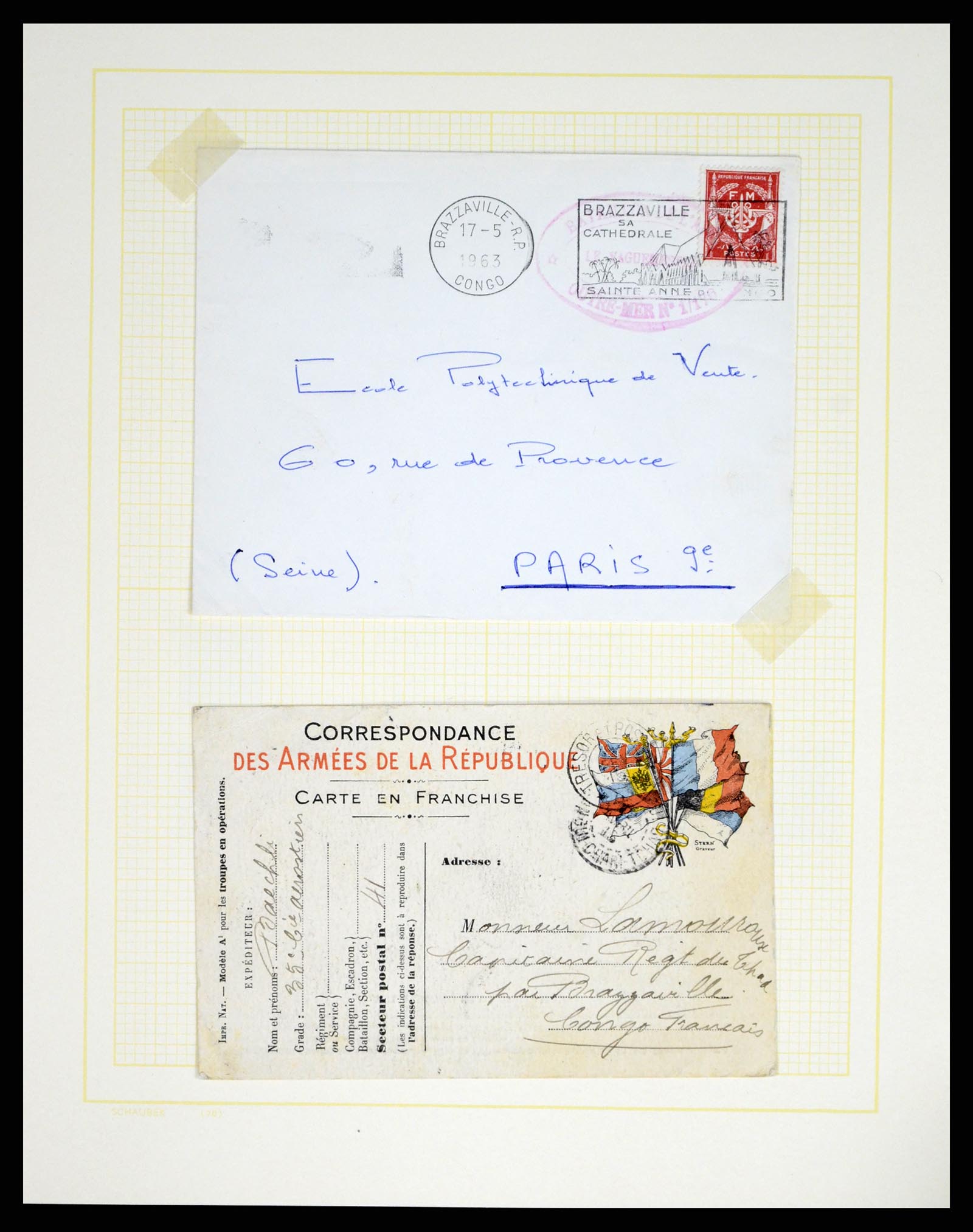 37590 230 - Postzegelverzameling 37590 Franse Kolonien 1849-1975.