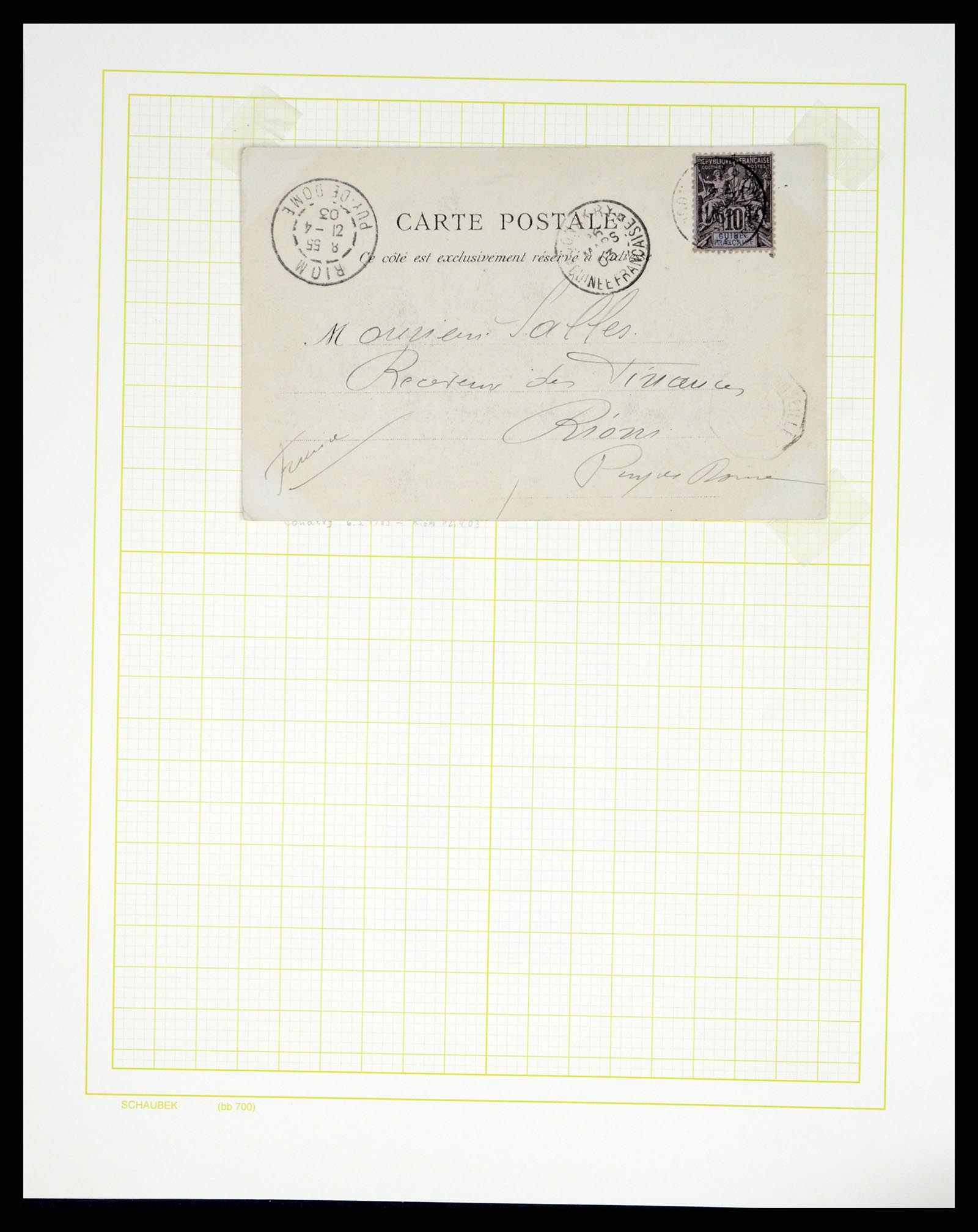 37590 234 - Postzegelverzameling 37590 Franse Kolonien 1849-1975.