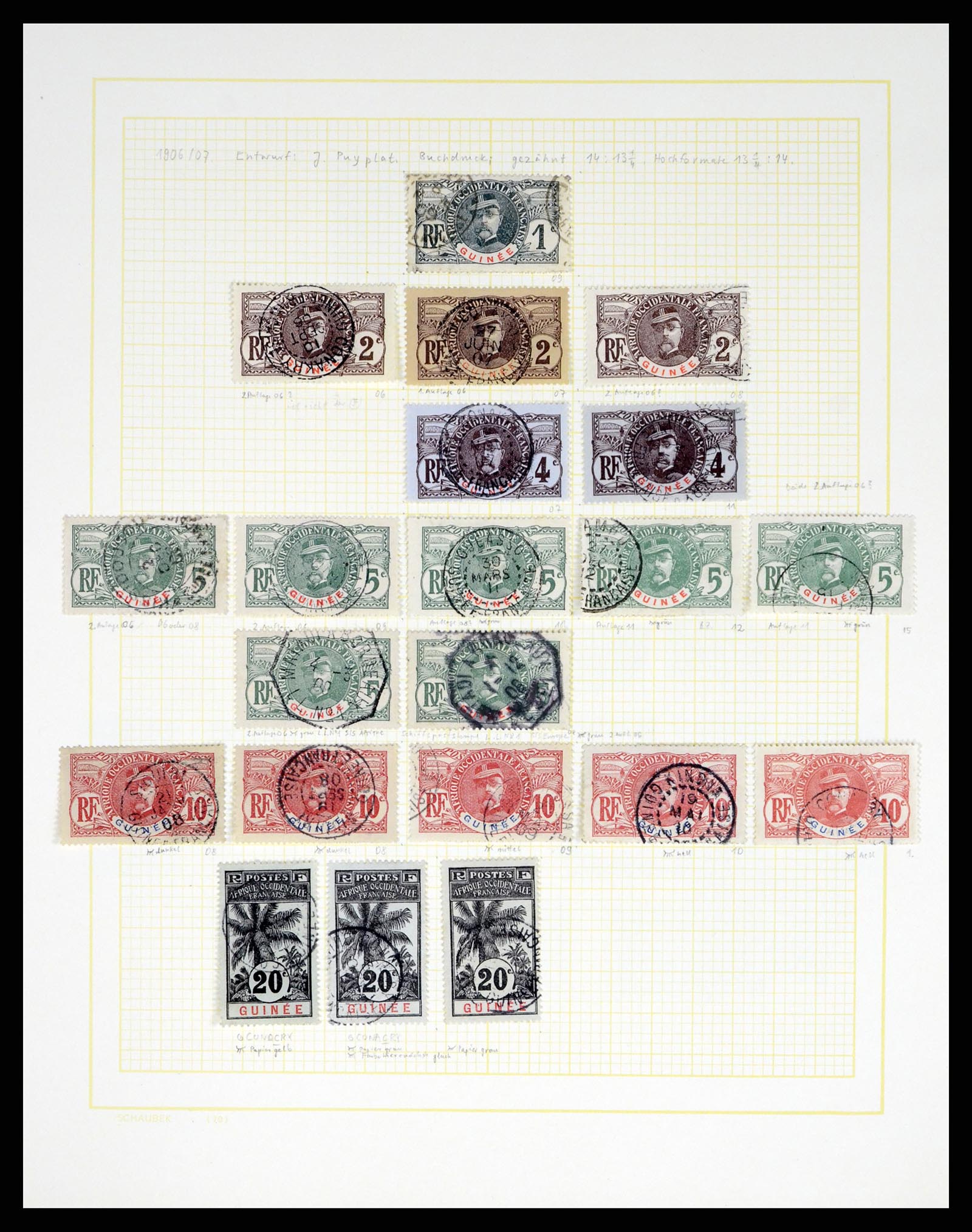 37590 238 - Postzegelverzameling 37590 Franse Kolonien 1849-1975.