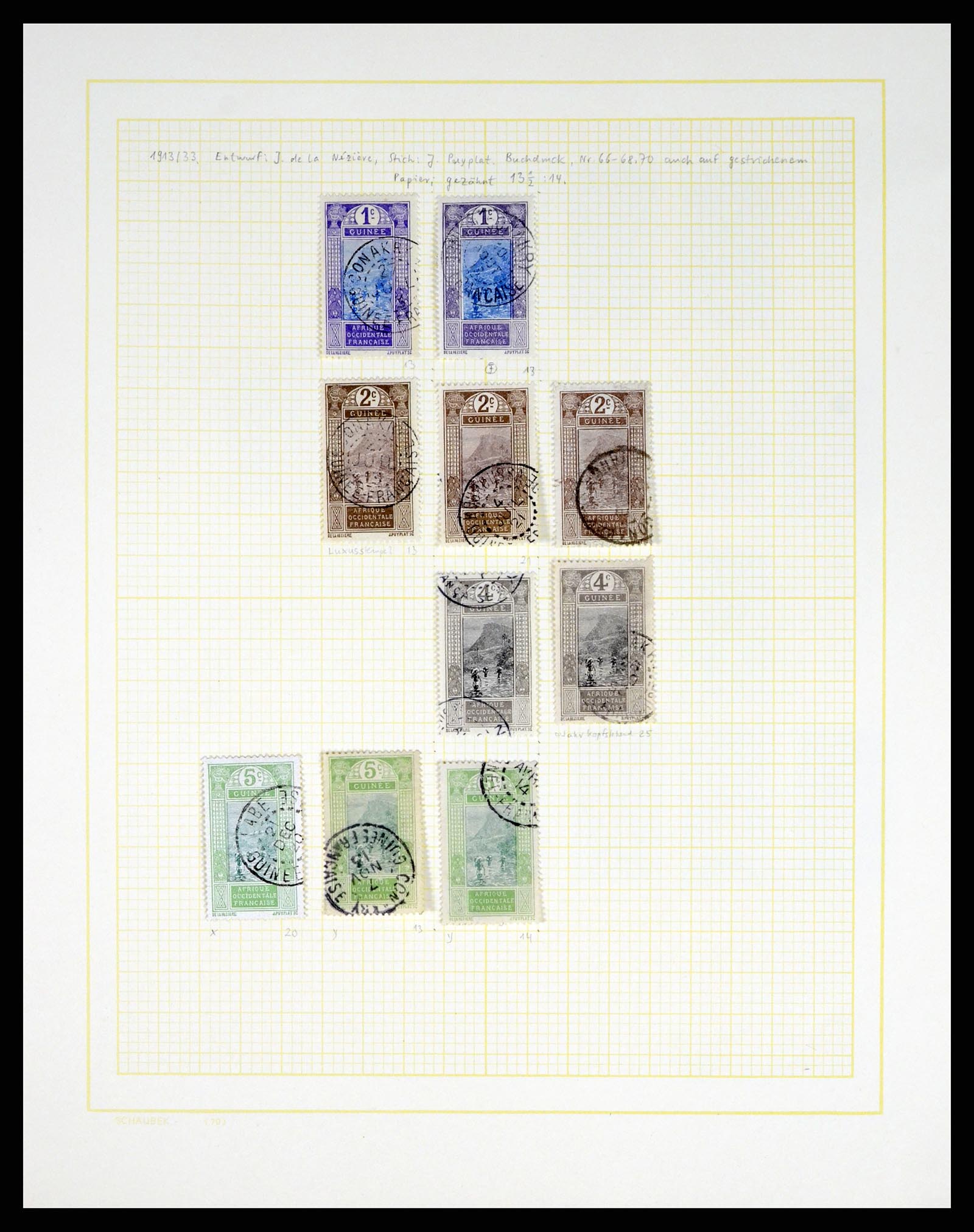 37590 240 - Postzegelverzameling 37590 Franse Kolonien 1849-1975.