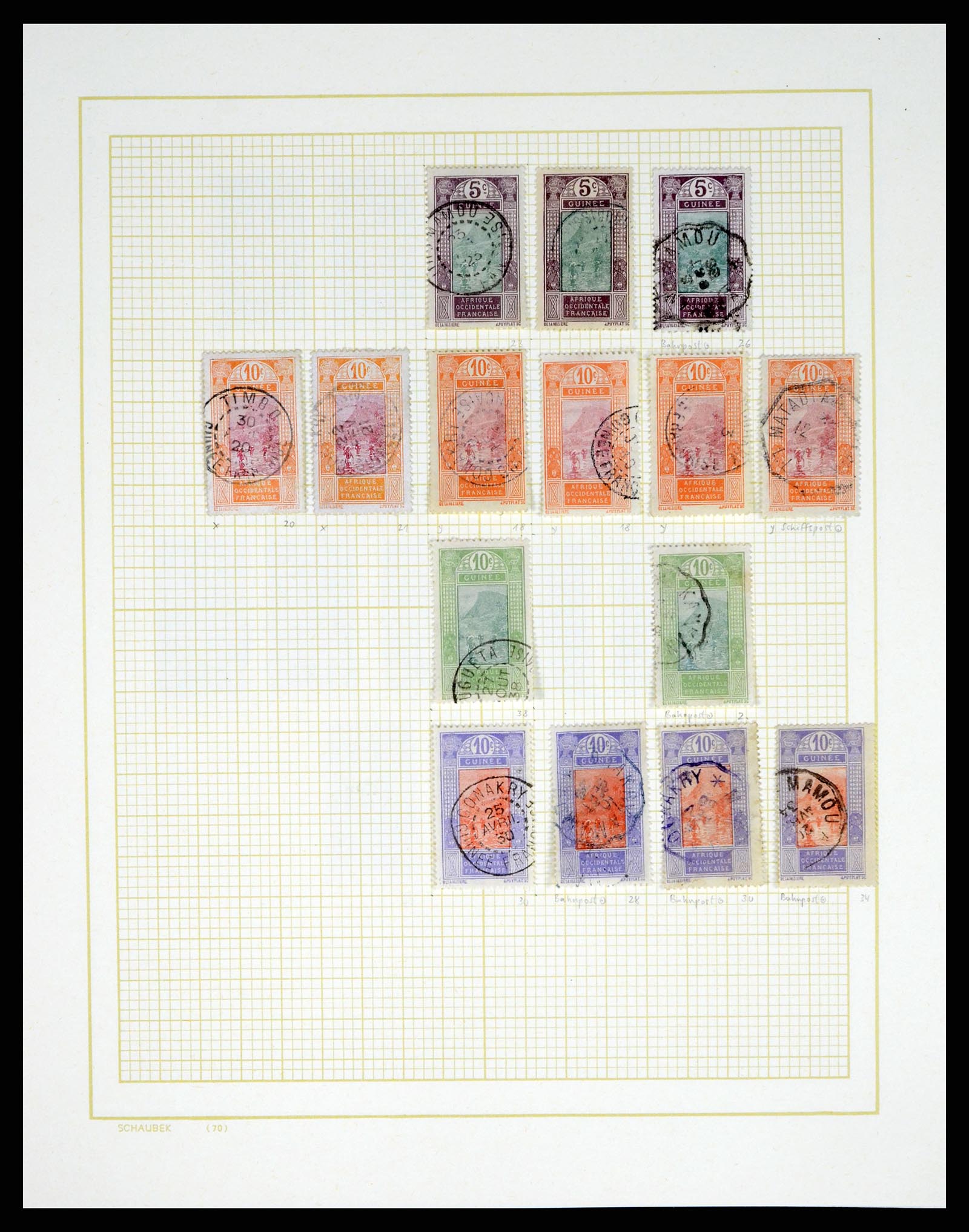 37590 241 - Postzegelverzameling 37590 Franse Kolonien 1849-1975.