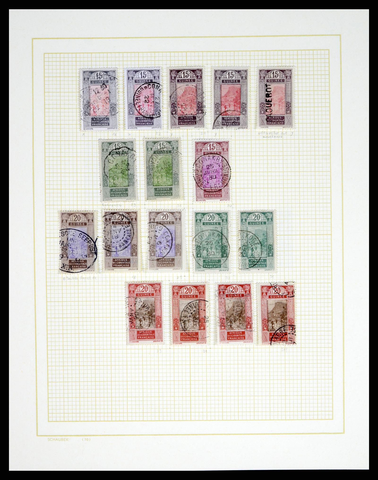 37590 242 - Postzegelverzameling 37590 Franse Kolonien 1849-1975.