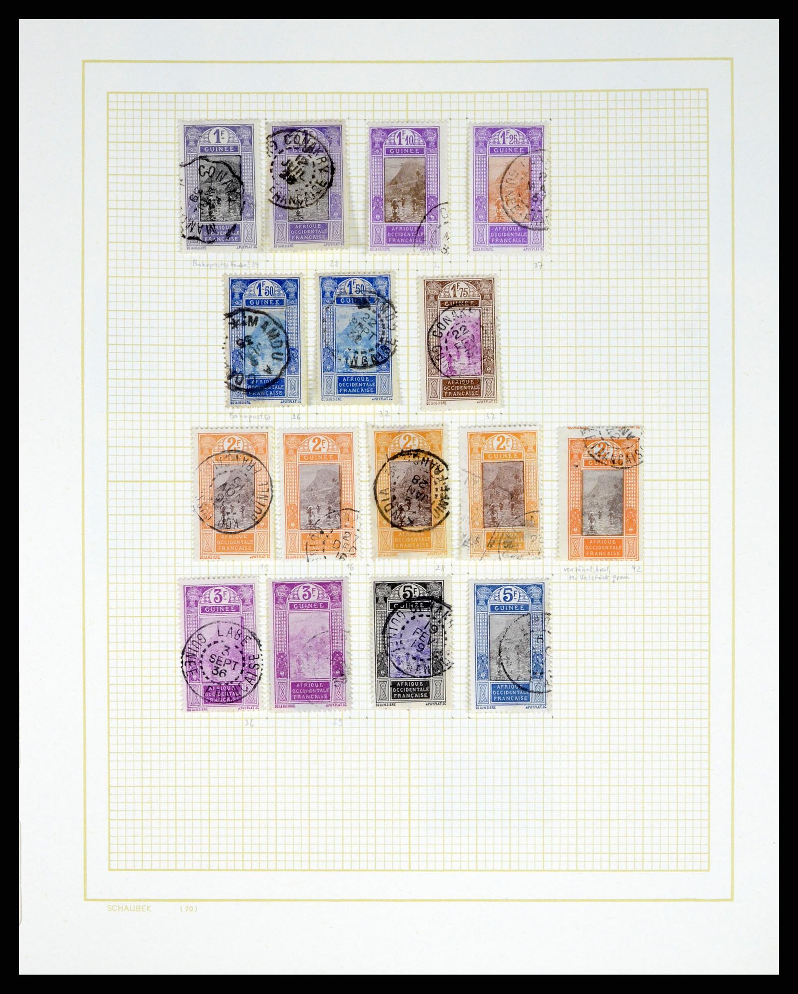 37590 247 - Postzegelverzameling 37590 Franse Kolonien 1849-1975.