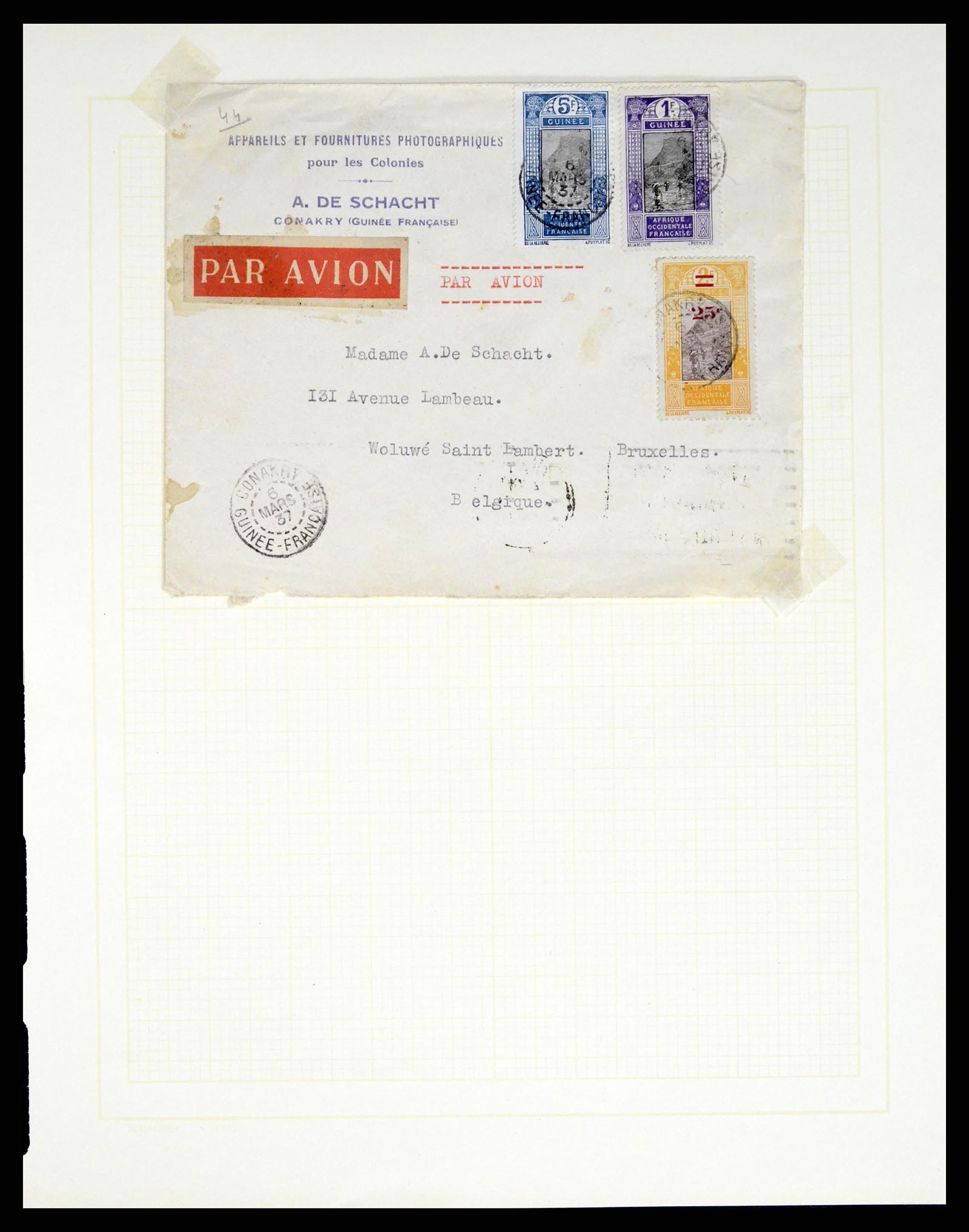 37590 249 - Postzegelverzameling 37590 Franse Kolonien 1849-1975.