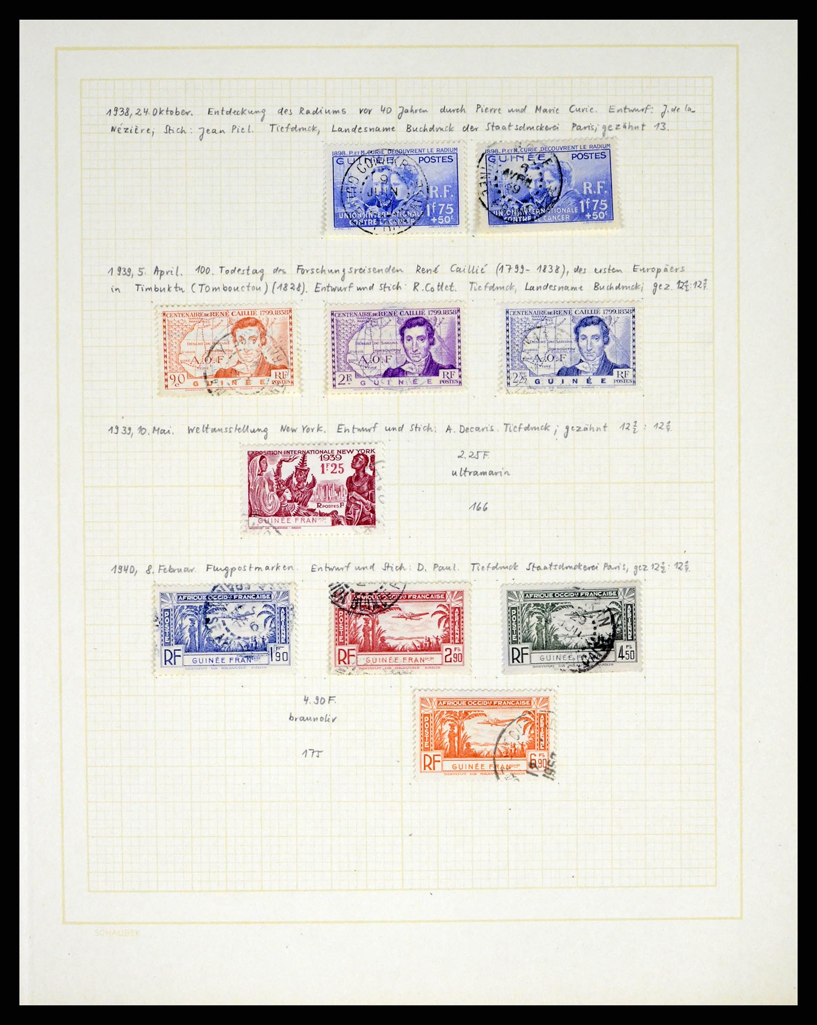 37590 253 - Postzegelverzameling 37590 Franse Kolonien 1849-1975.