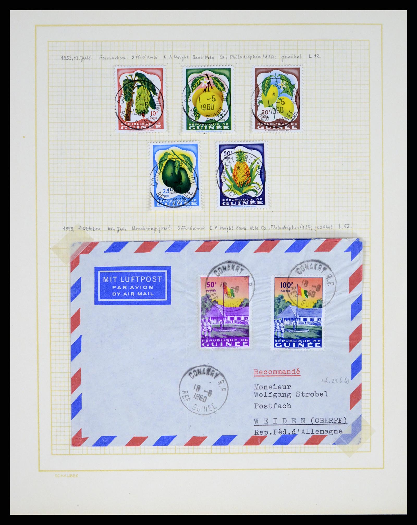37590 260 - Postzegelverzameling 37590 Franse Kolonien 1849-1975.