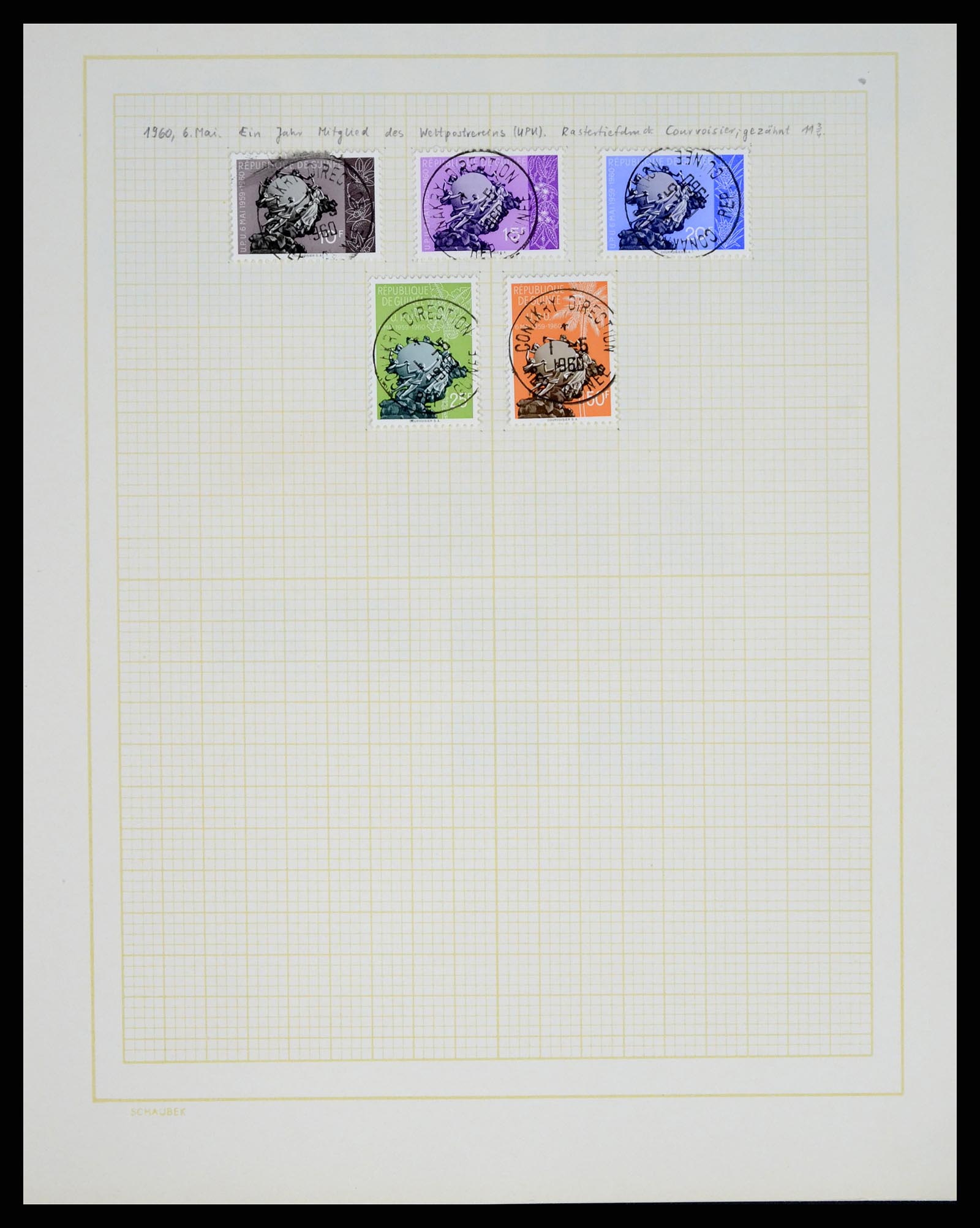 37590 263 - Postzegelverzameling 37590 Franse Kolonien 1849-1975.