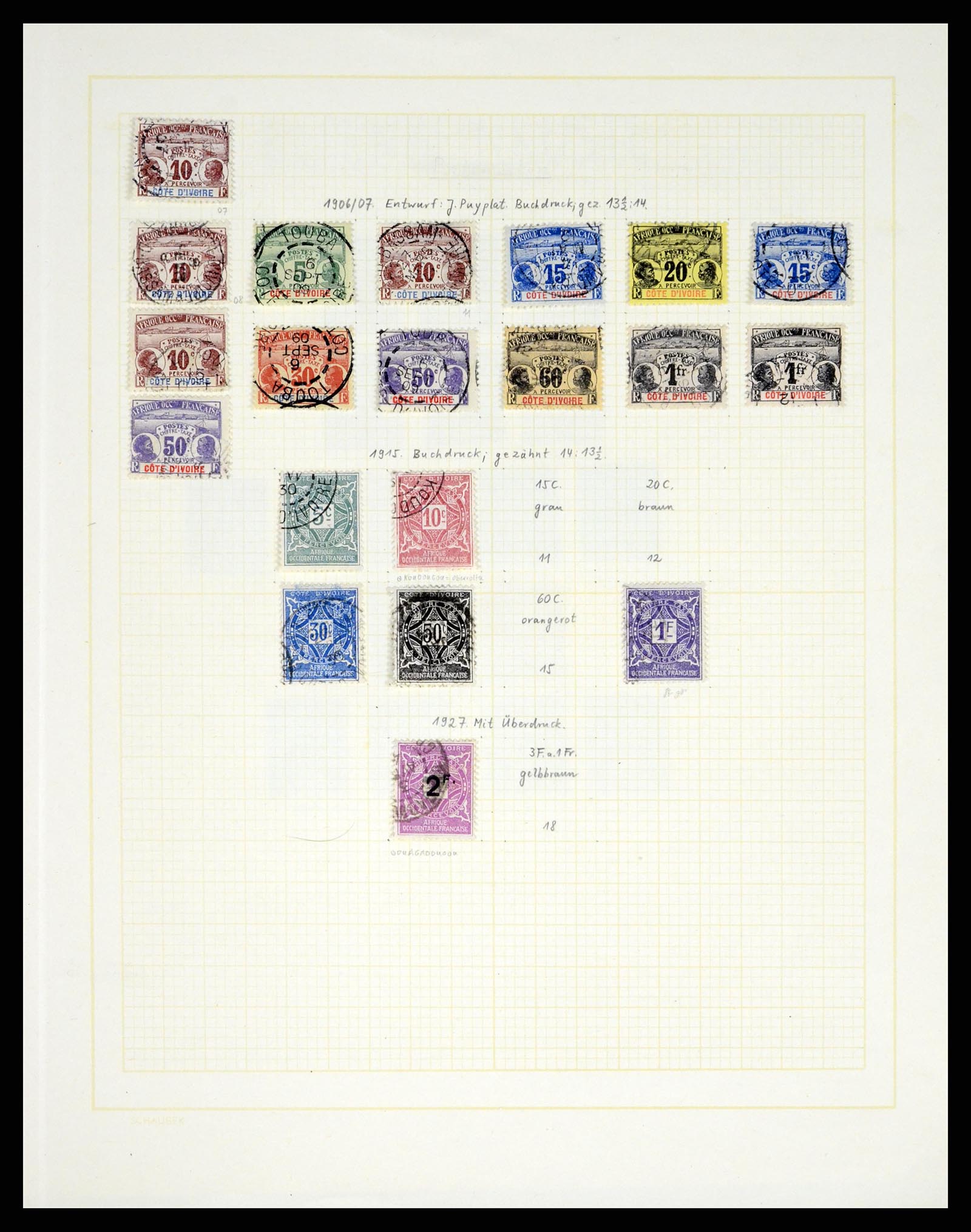 37590 266 - Postzegelverzameling 37590 Franse Kolonien 1849-1975.