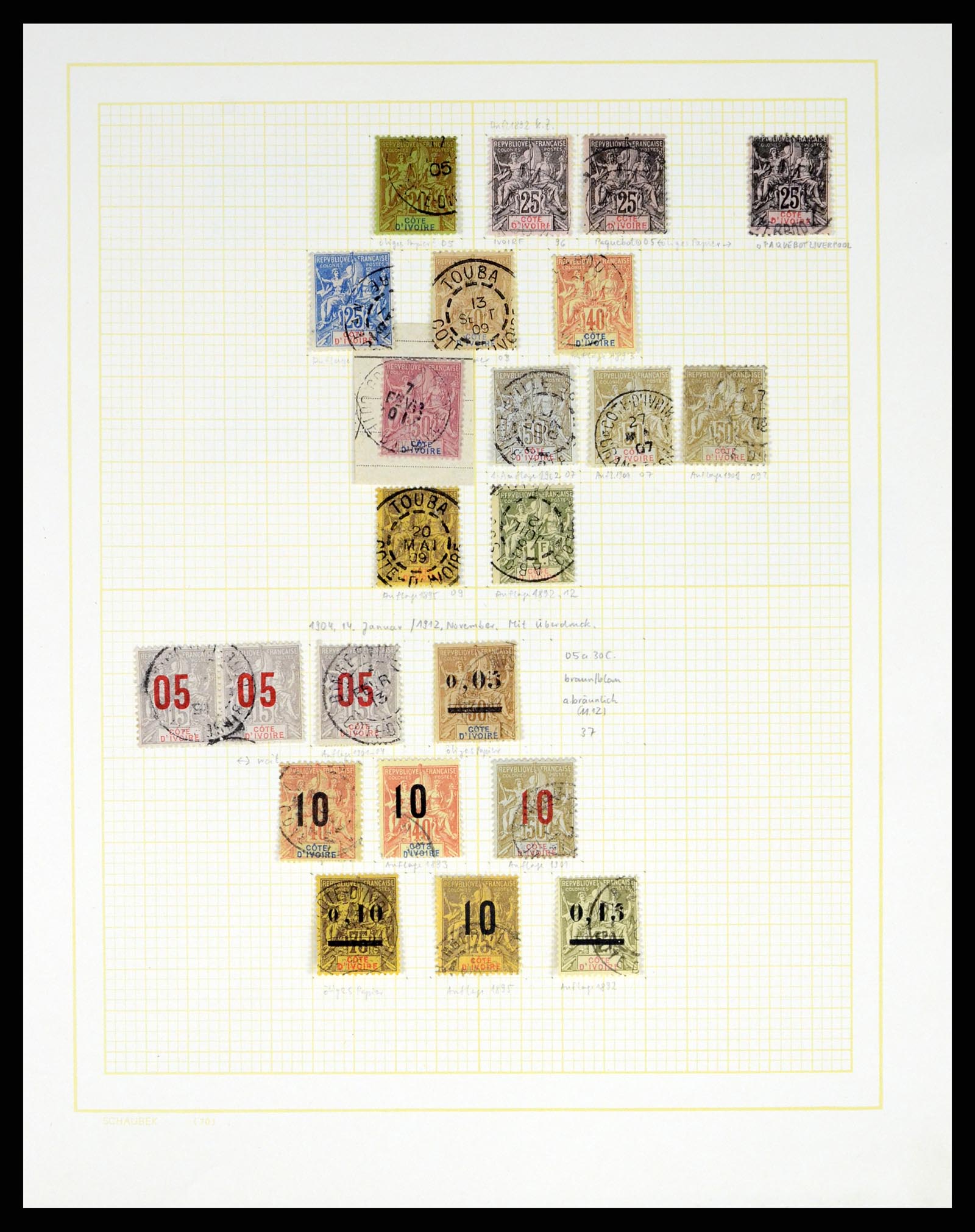 37590 268 - Postzegelverzameling 37590 Franse Kolonien 1849-1975.