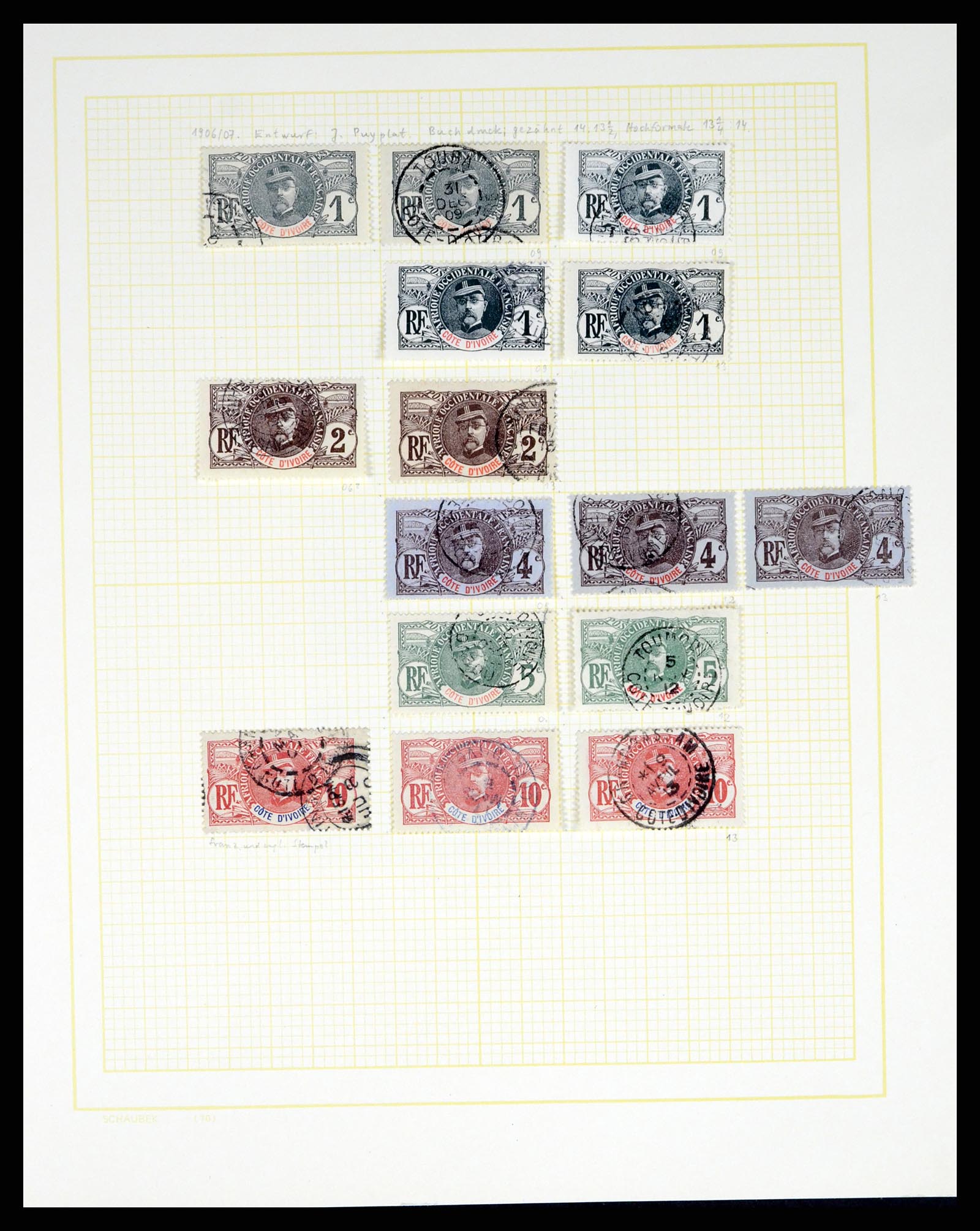 37590 269 - Postzegelverzameling 37590 Franse Kolonien 1849-1975.