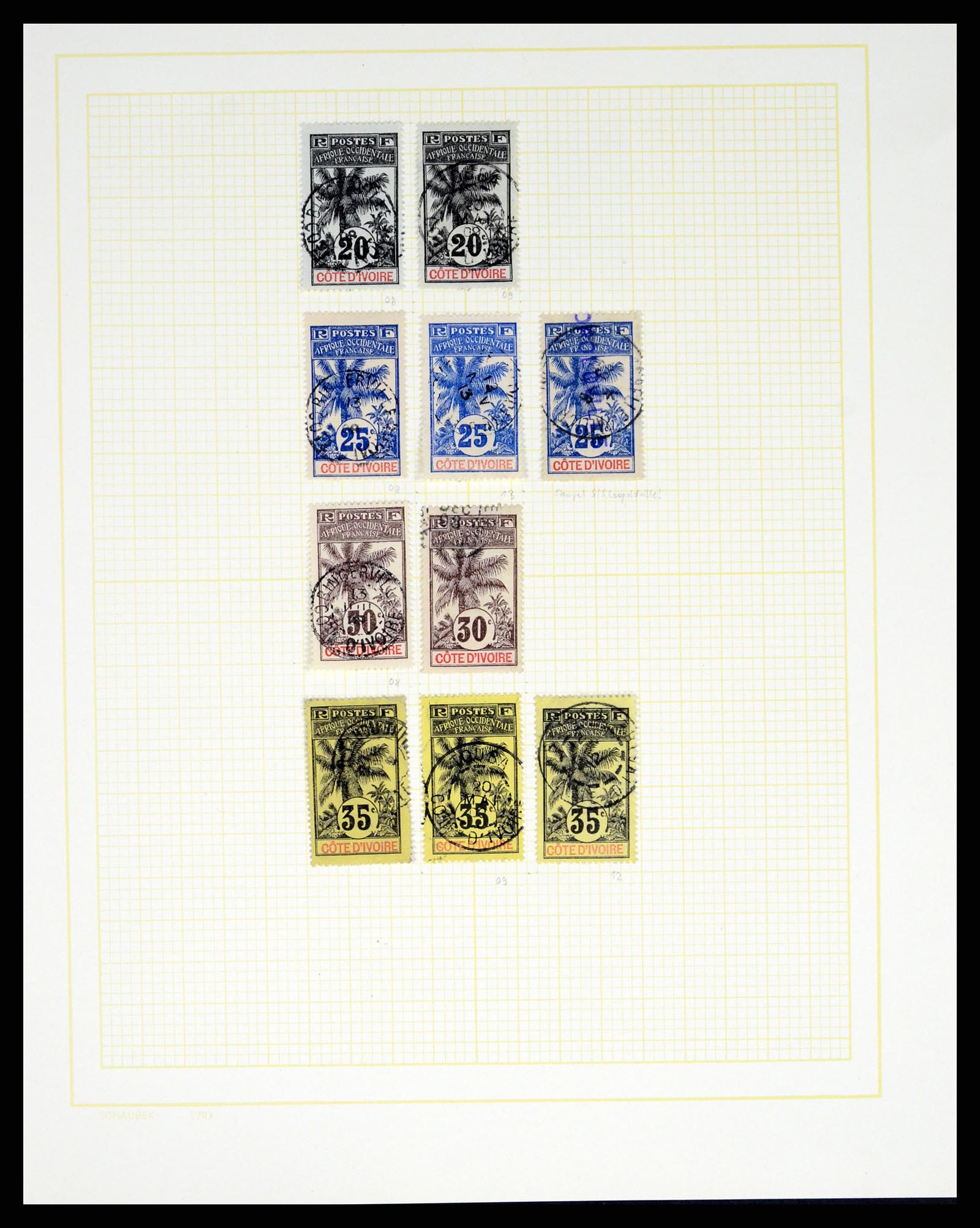 37590 270 - Postzegelverzameling 37590 Franse Kolonien 1849-1975.