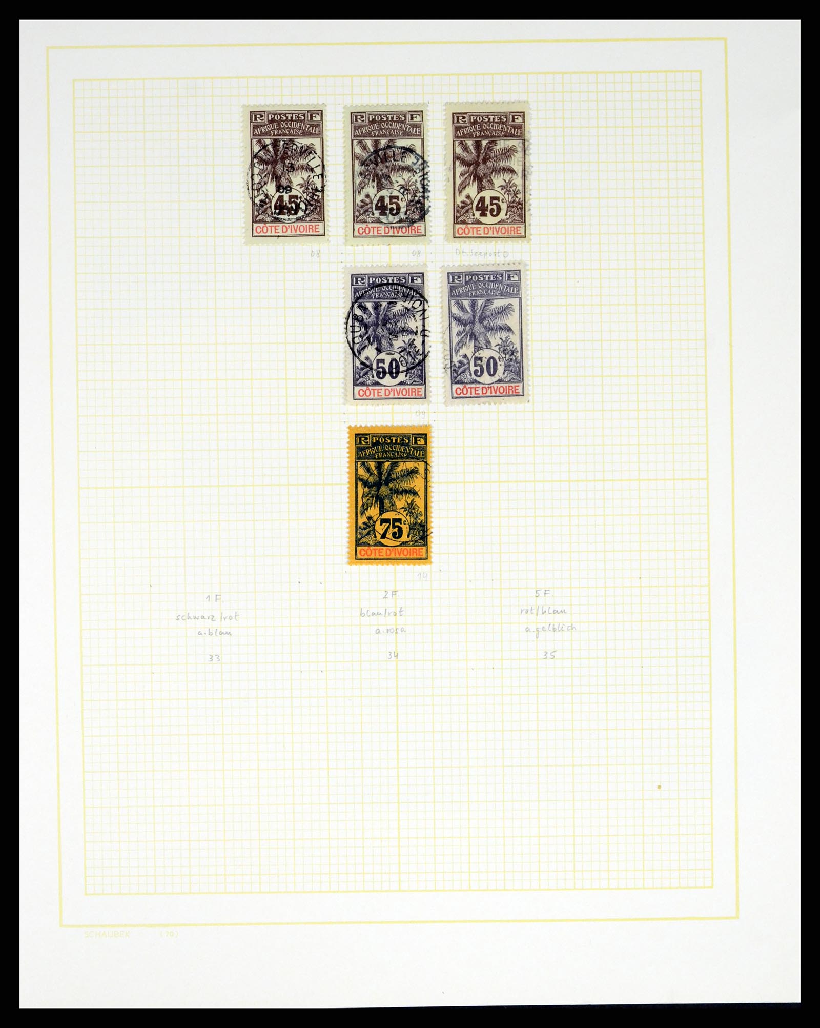 37590 271 - Postzegelverzameling 37590 Franse Kolonien 1849-1975.