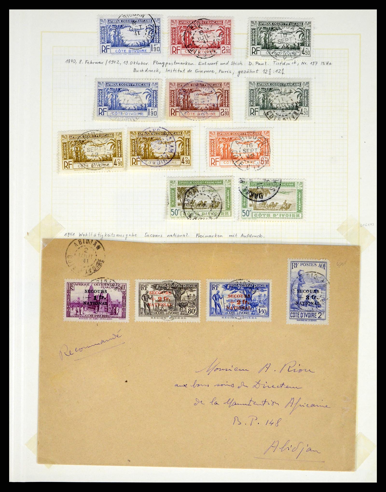 37590 274 - Postzegelverzameling 37590 Franse Kolonien 1849-1975.