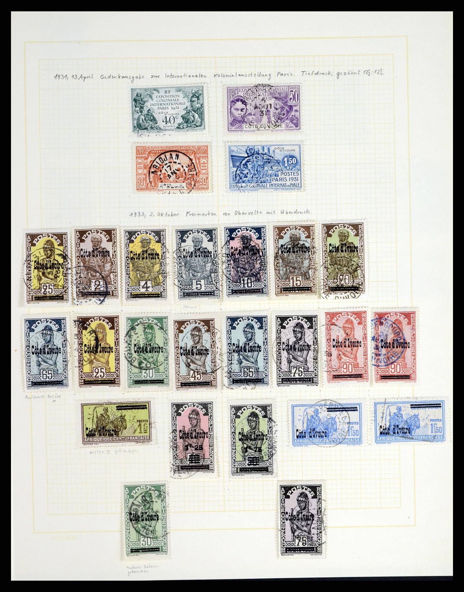 37590 278 - Postzegelverzameling 37590 Franse Kolonien 1849-1975.