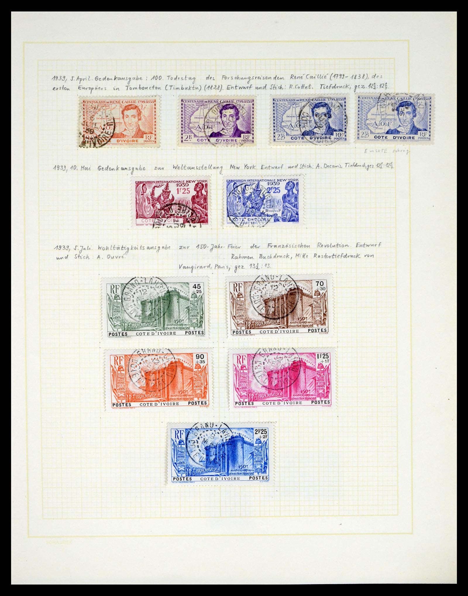 37590 283 - Postzegelverzameling 37590 Franse Kolonien 1849-1975.