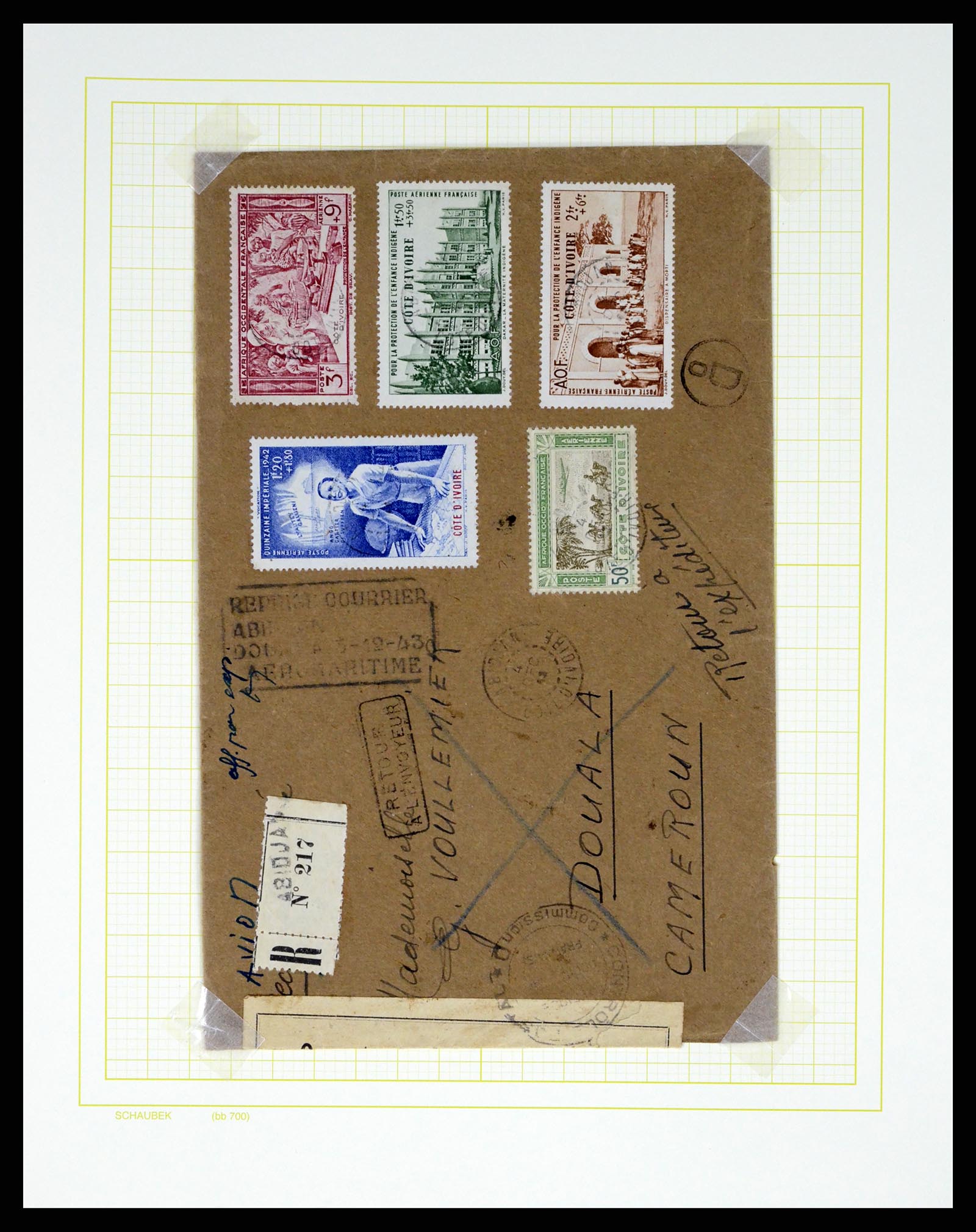 37590 285 - Postzegelverzameling 37590 Franse Kolonien 1849-1975.