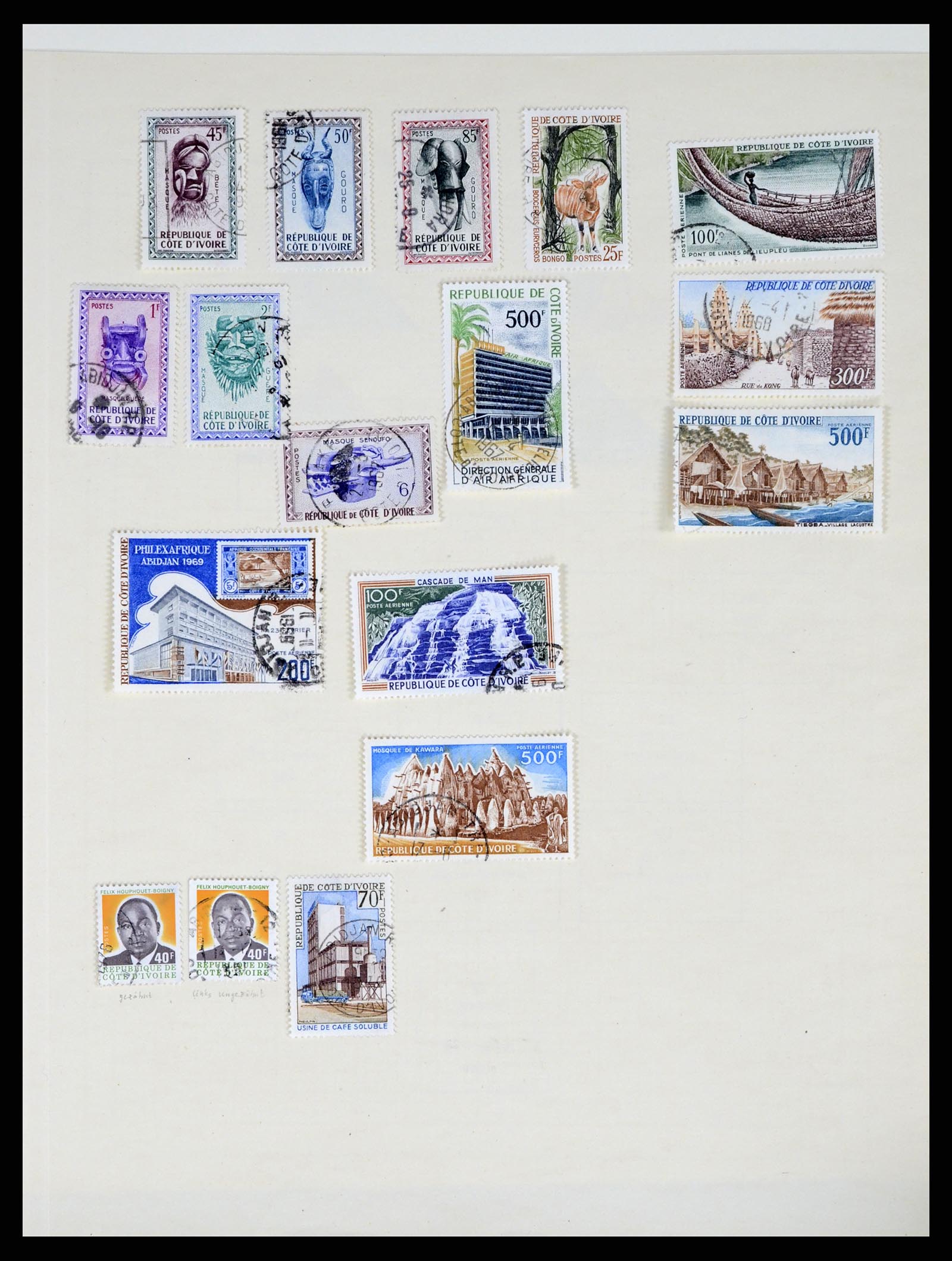 37590 288 - Postzegelverzameling 37590 Franse Kolonien 1849-1975.