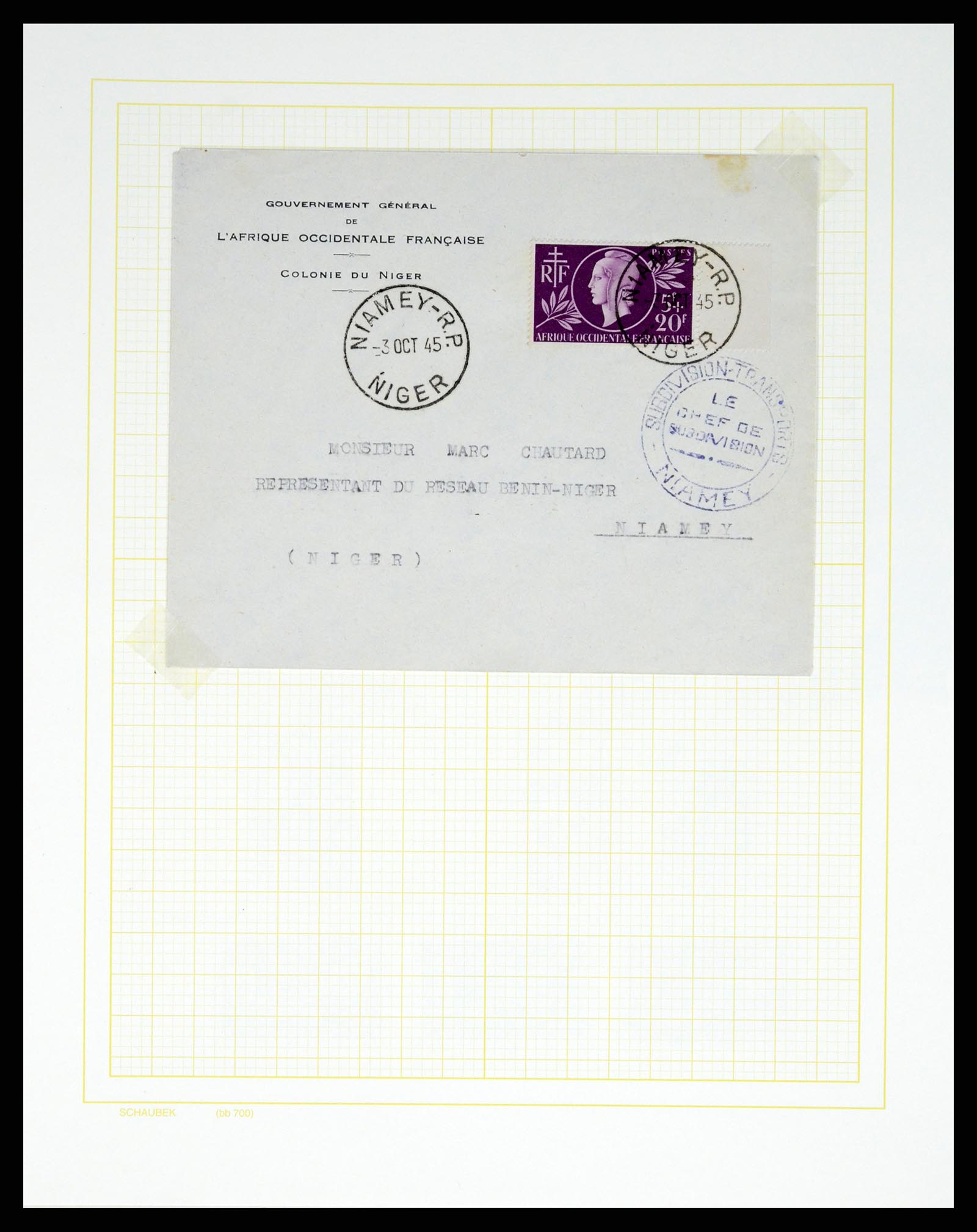 37590 293 - Postzegelverzameling 37590 Franse Kolonien 1849-1975.