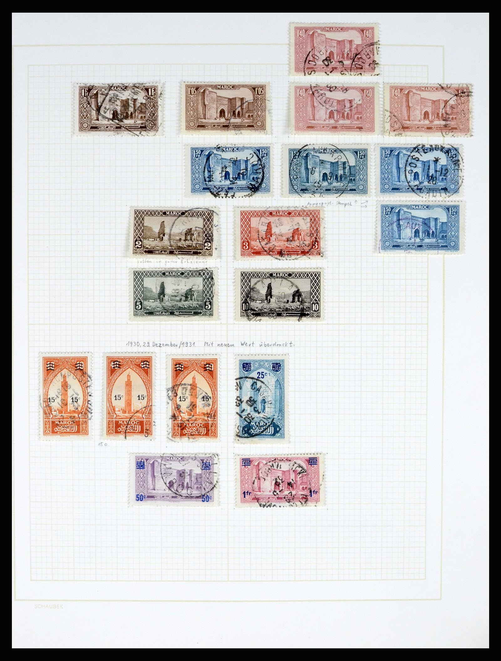 37590 316 - Postzegelverzameling 37590 Franse Kolonien 1849-1975.