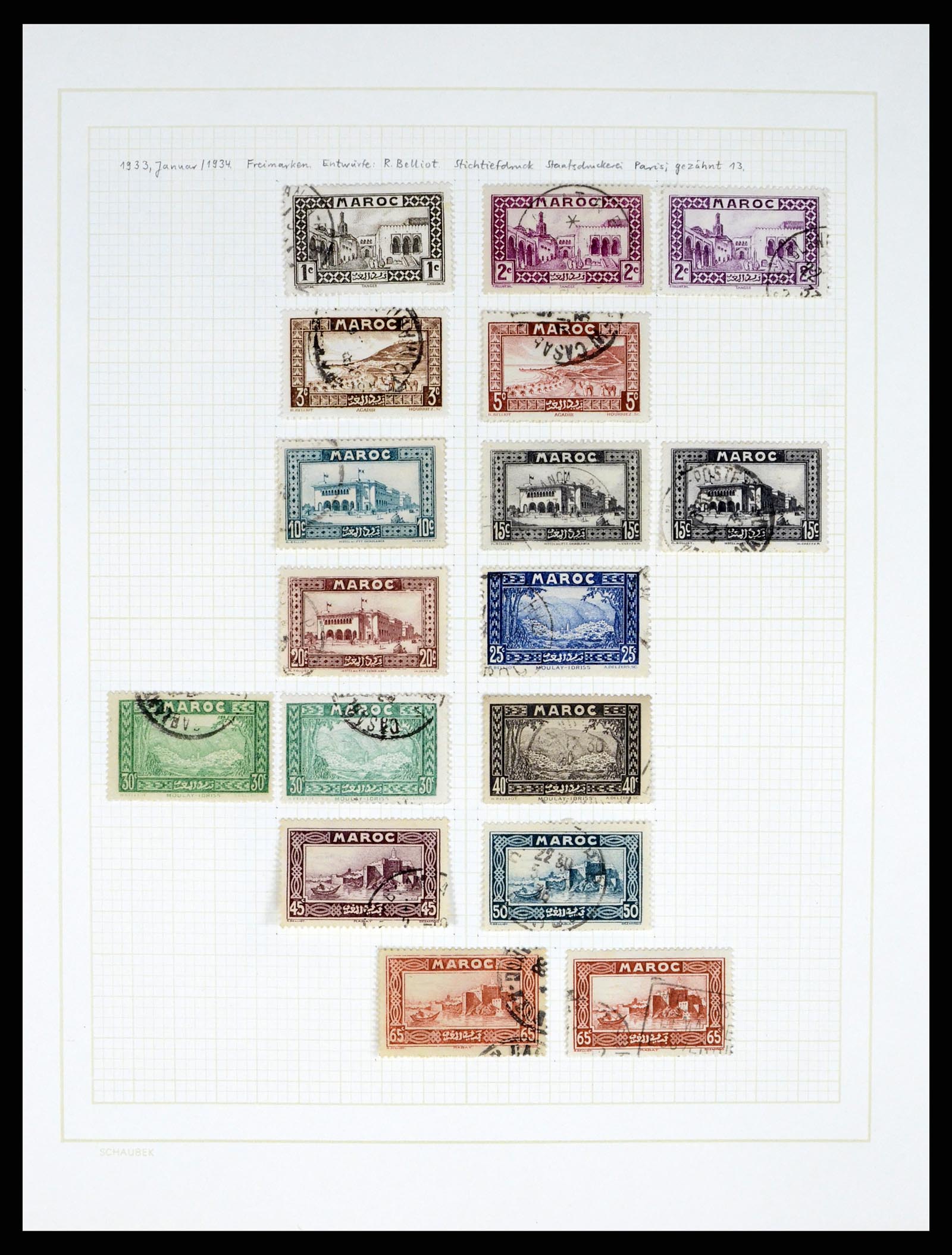 37590 323 - Postzegelverzameling 37590 Franse Kolonien 1849-1975.