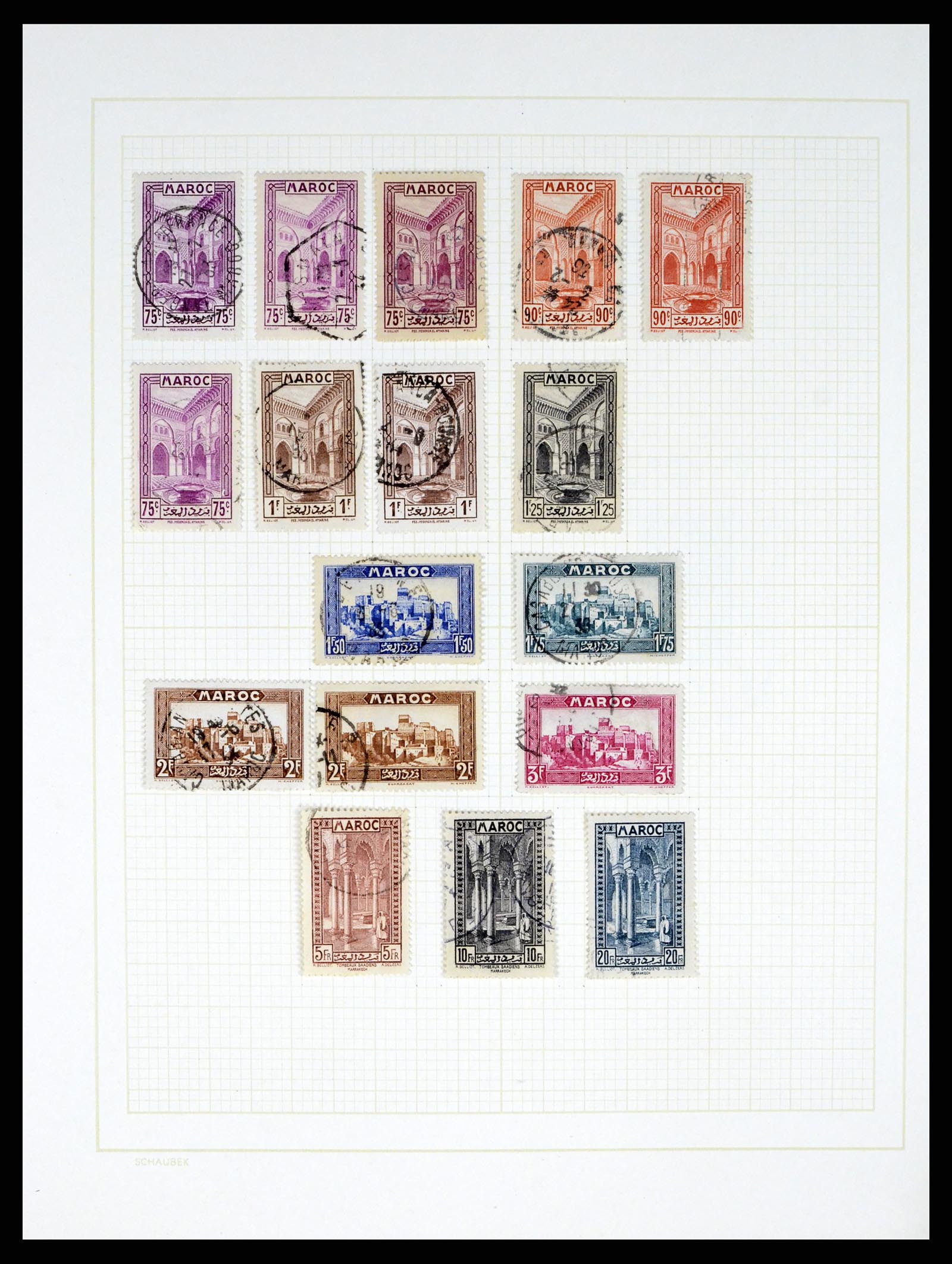 37590 324 - Postzegelverzameling 37590 Franse Kolonien 1849-1975.